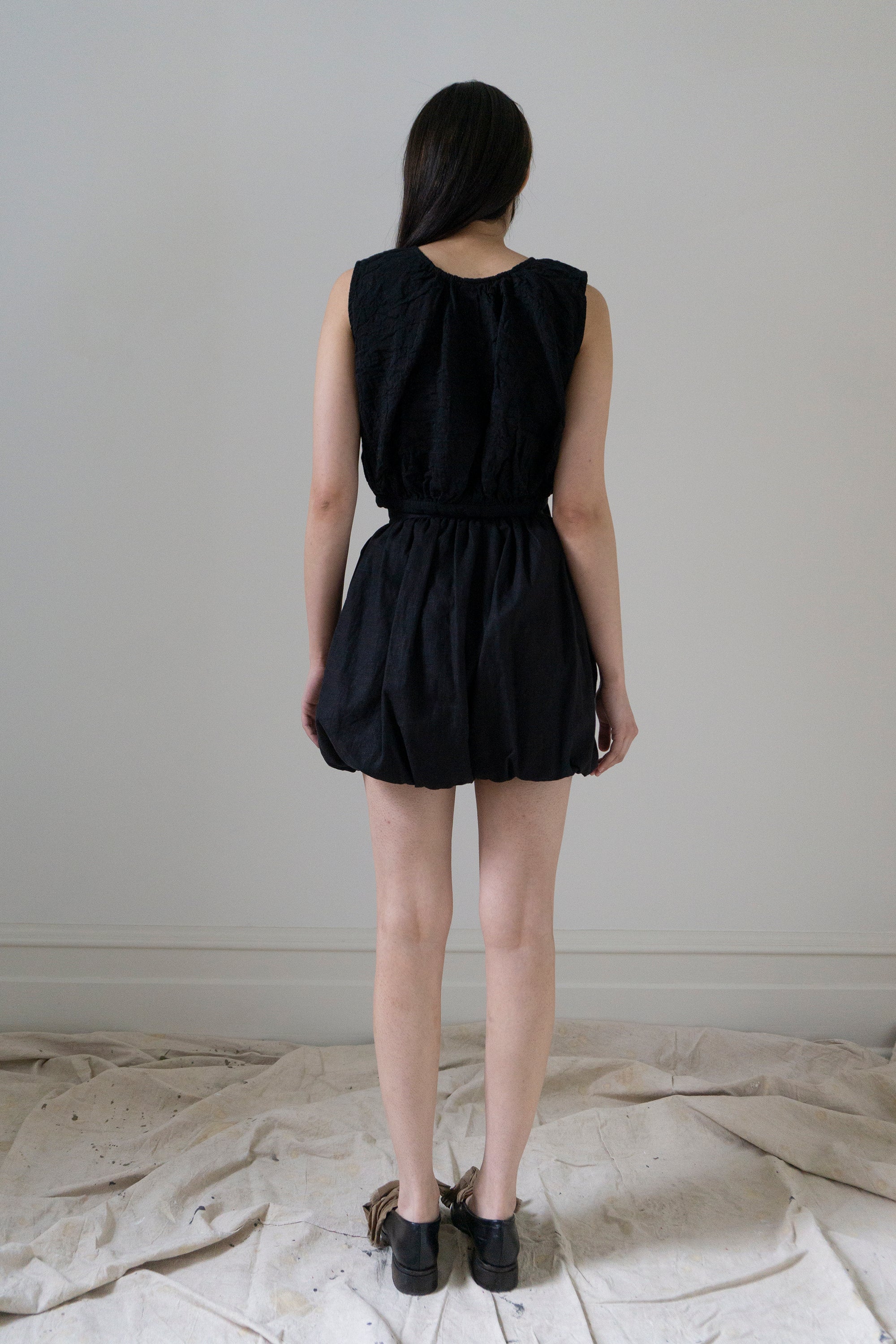 Short Alix en Lin - Noir