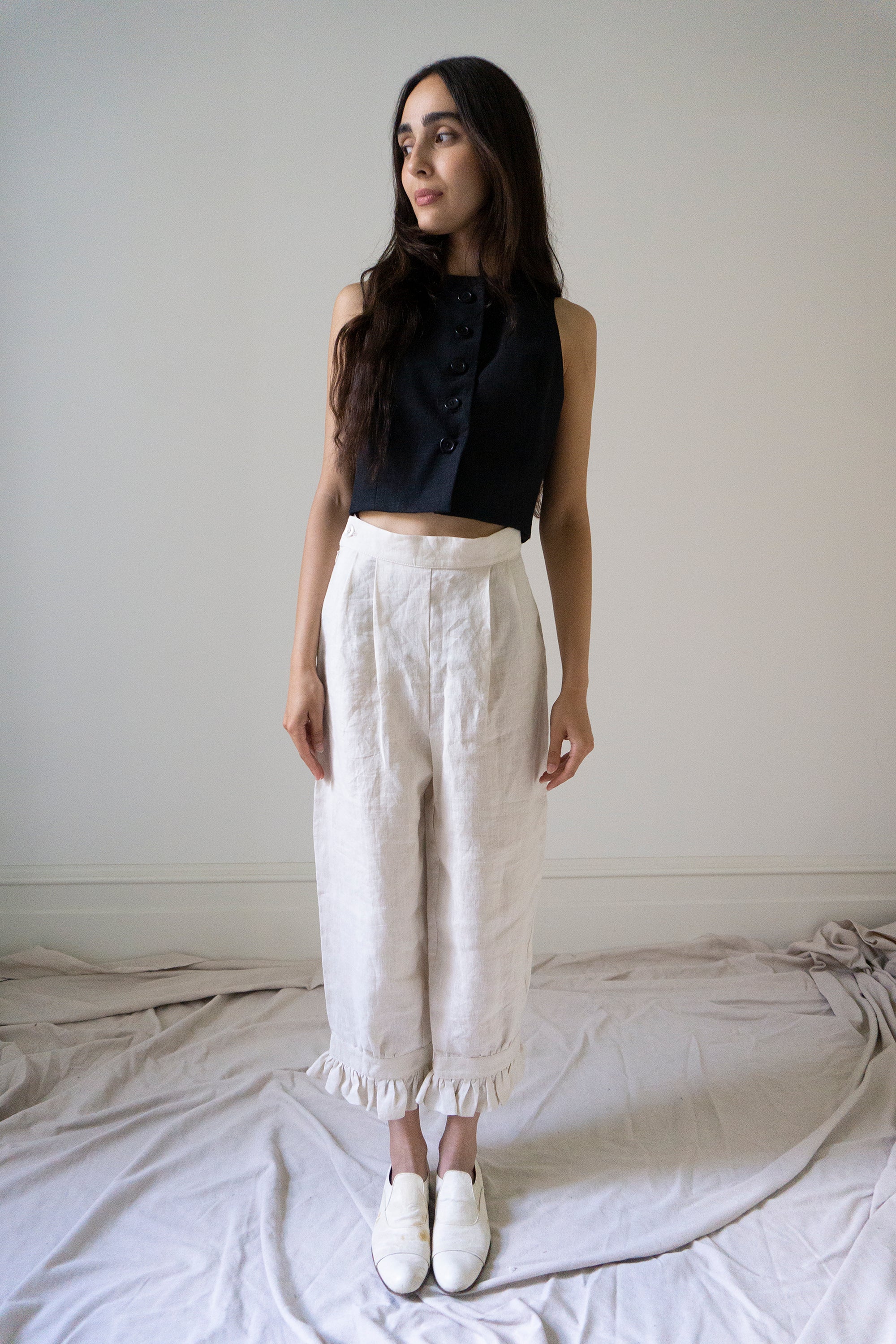 Ceres Bloomers en lin - Sel