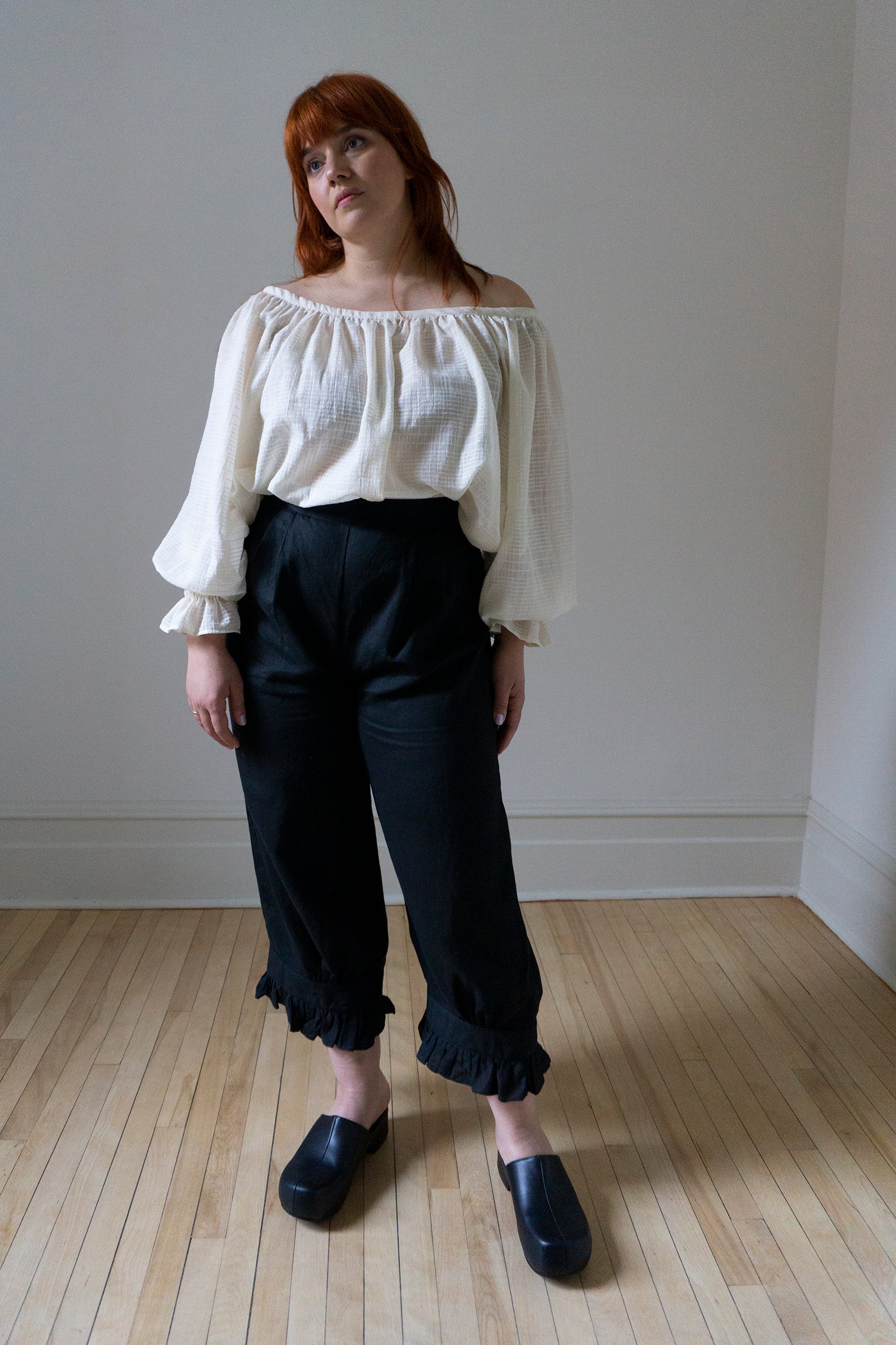 Ceres Linen Bloomers - Black