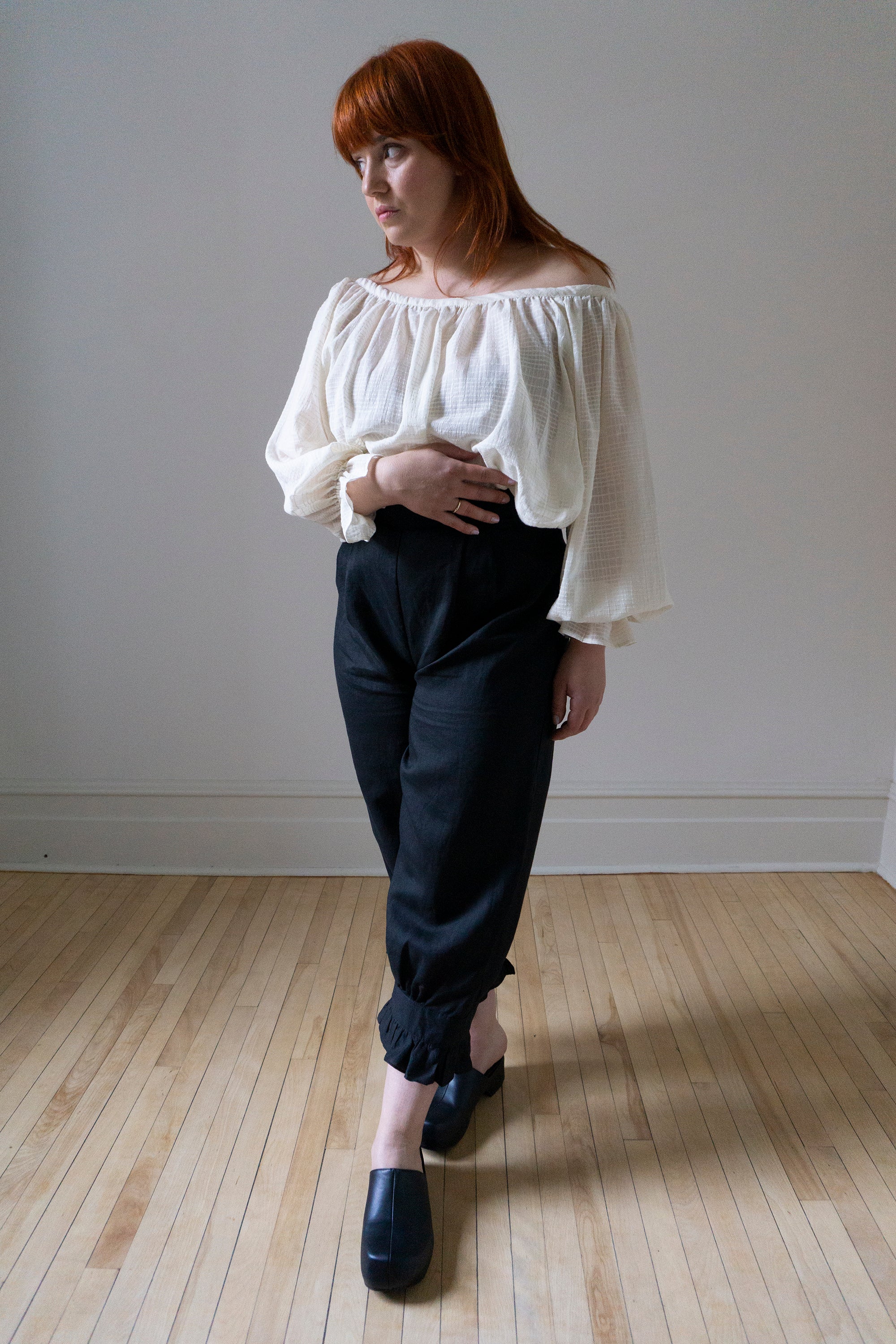 Ceres Linen Bloomers - Black