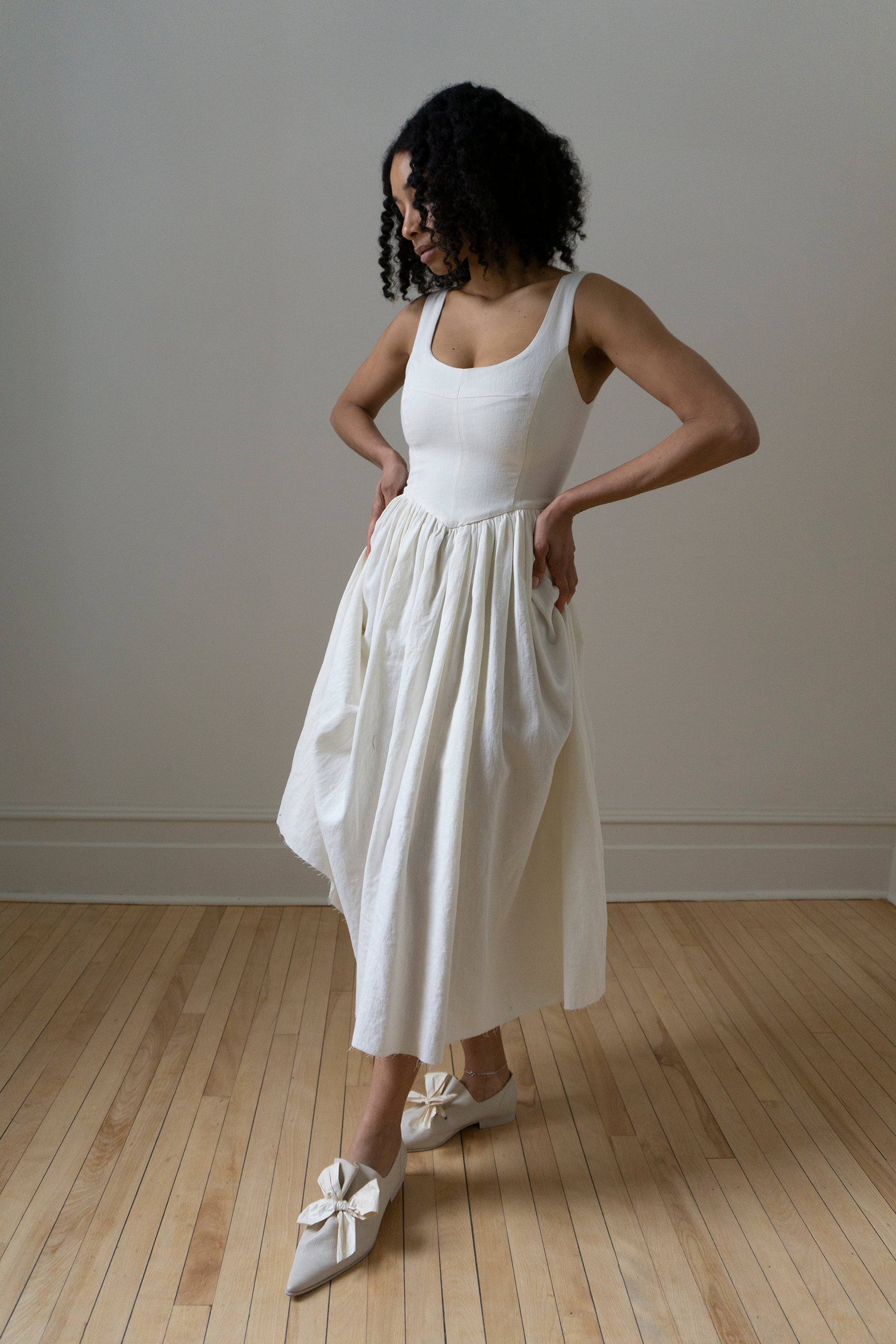 Hemlock Dress - White