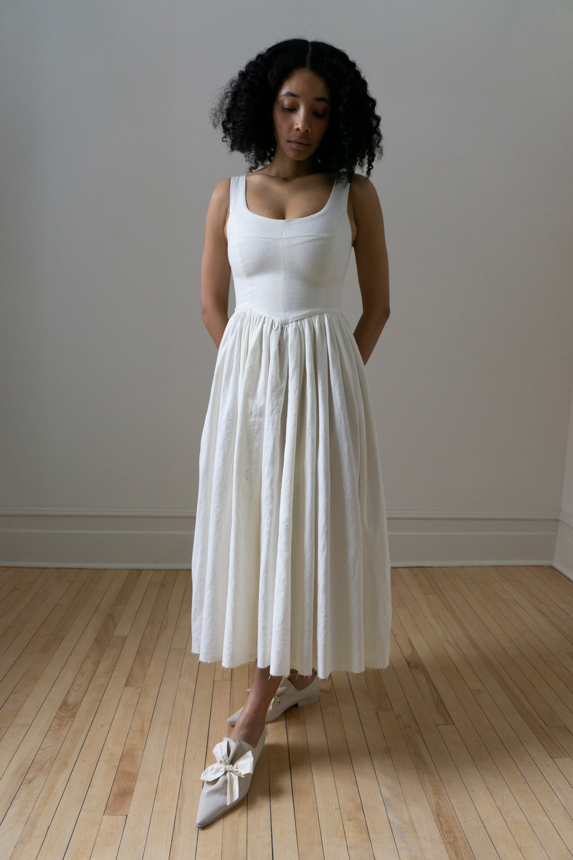 Hemlock Dress - White