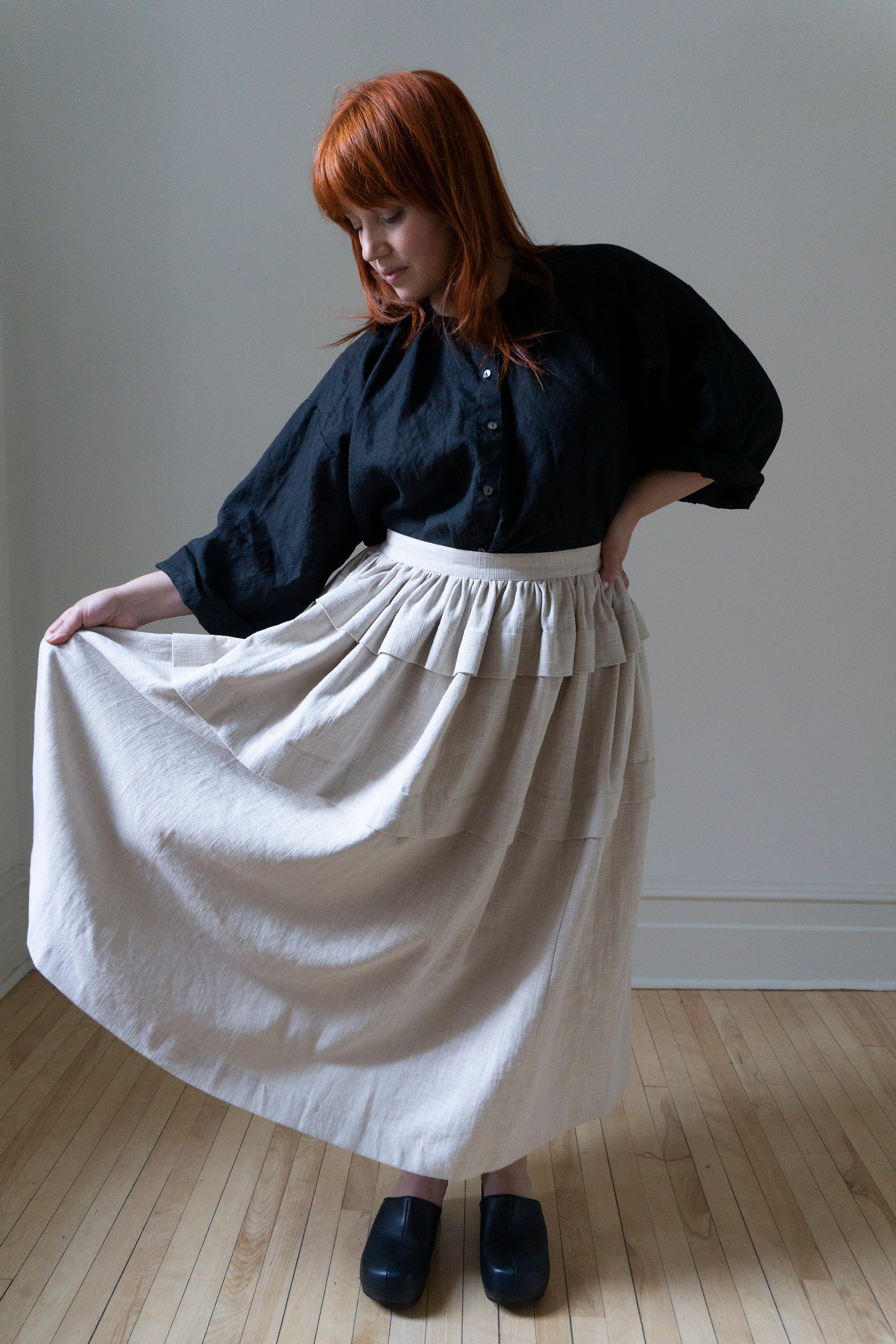 Sycamore Linen Shirt- Black