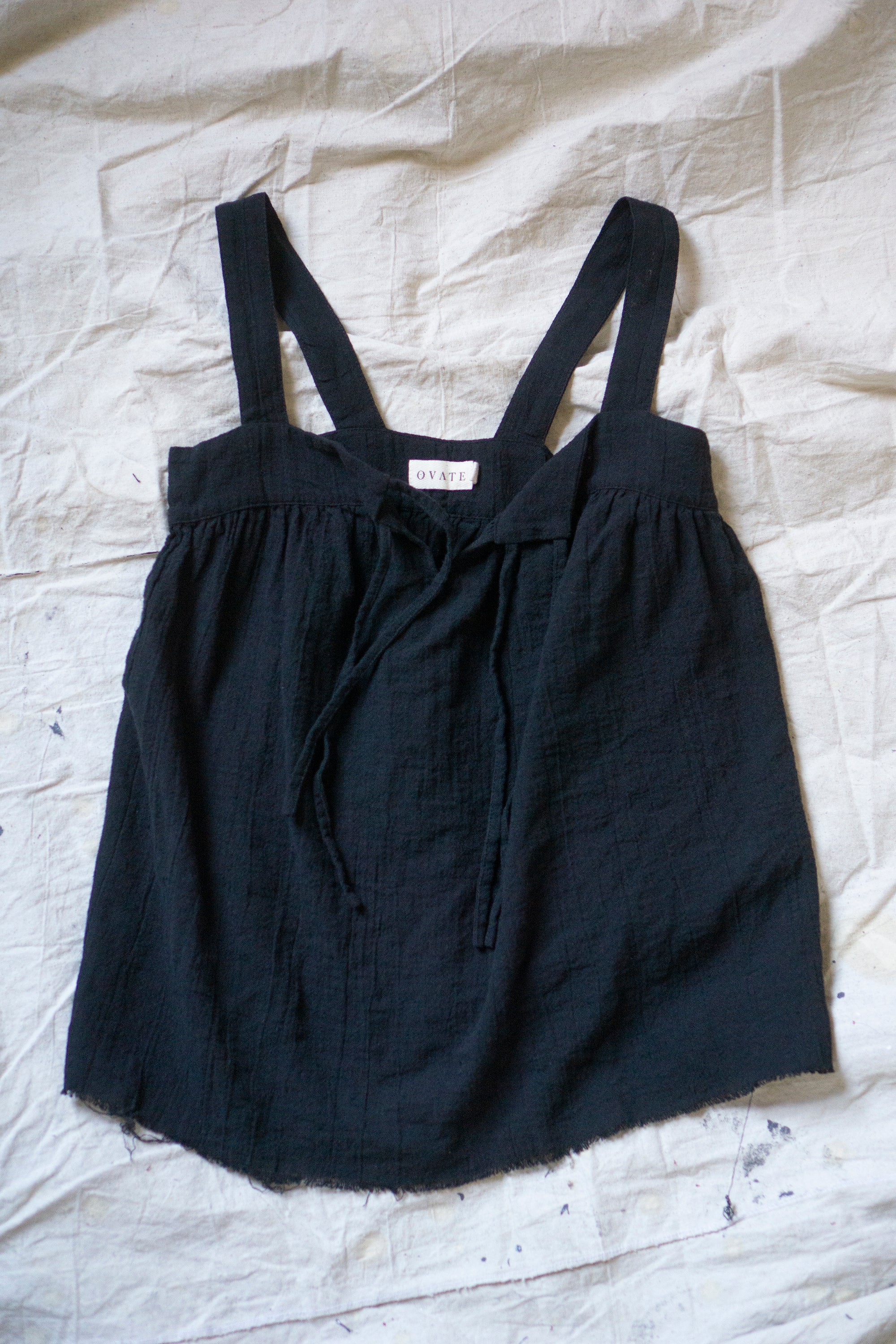 Haut en Lin Claude - Noir