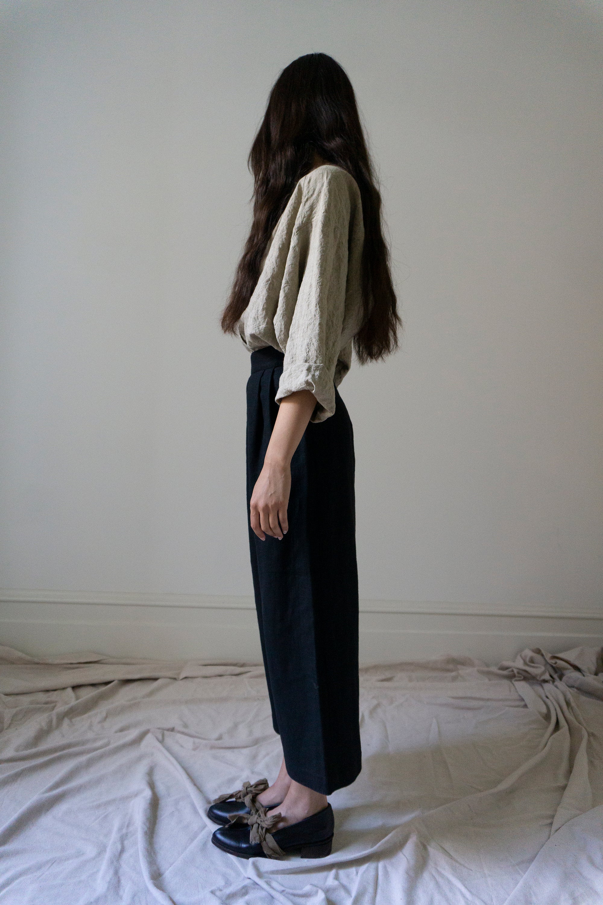 Emil Linen Shirt- Oatstraw