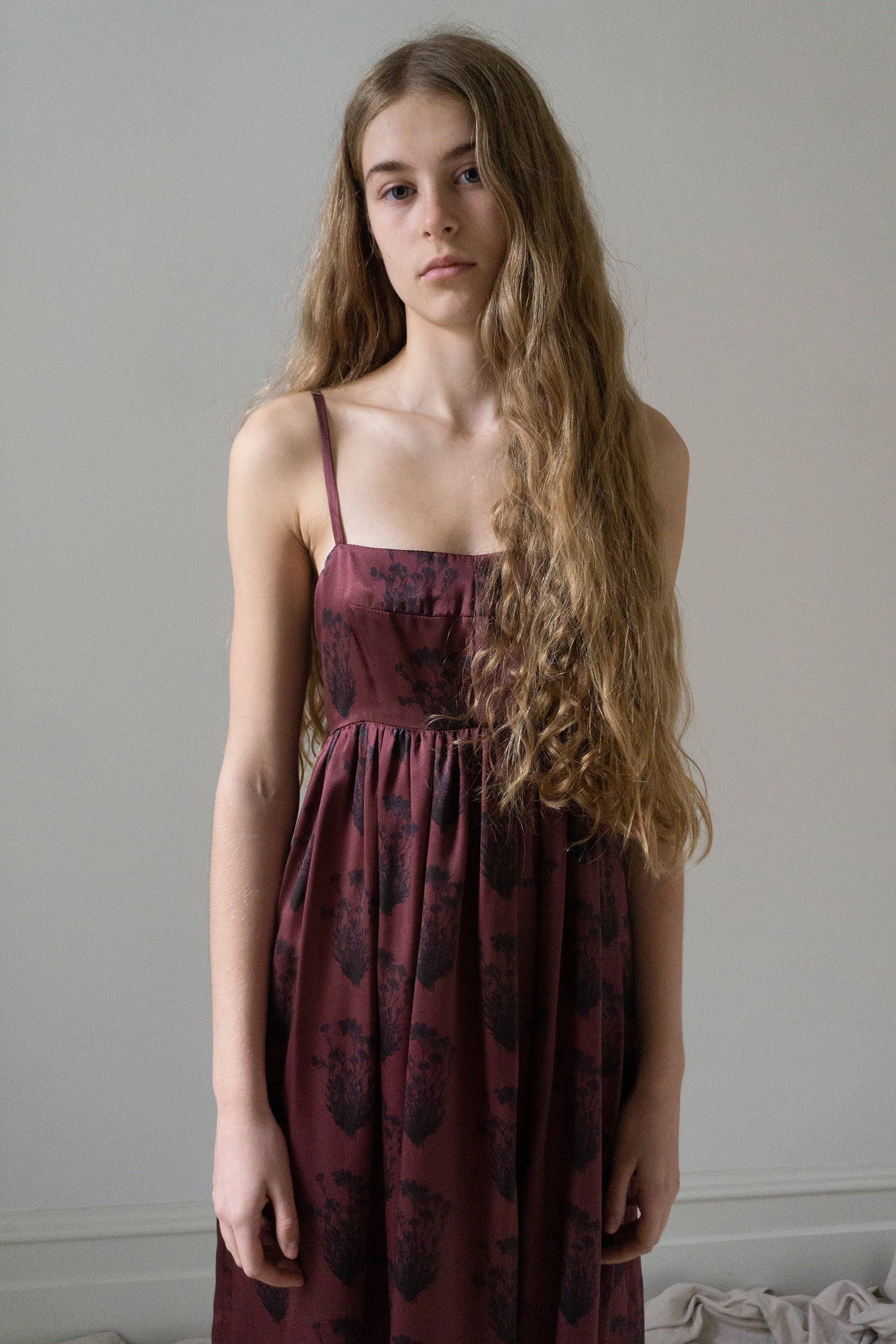 Proserpina Dress - Printed Silk Charmeuse