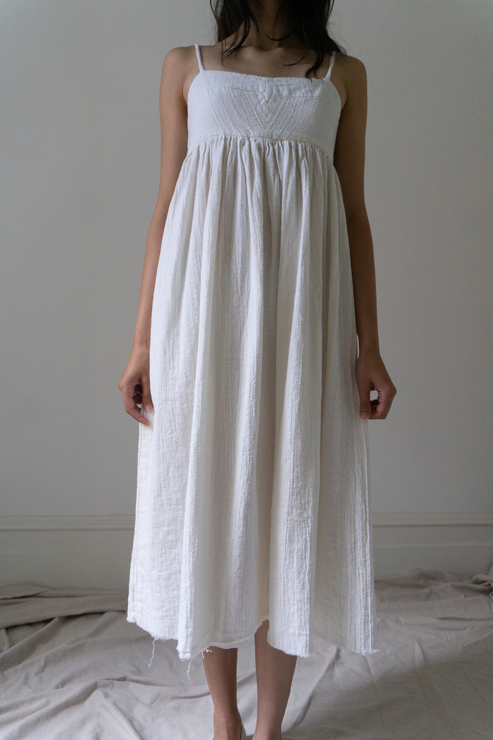 Robe en lin Esme - Blanc