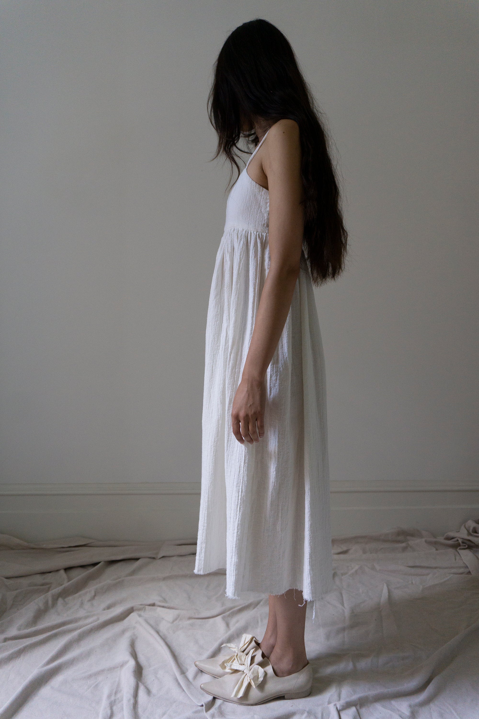 Robe en lin Esme - Blanc