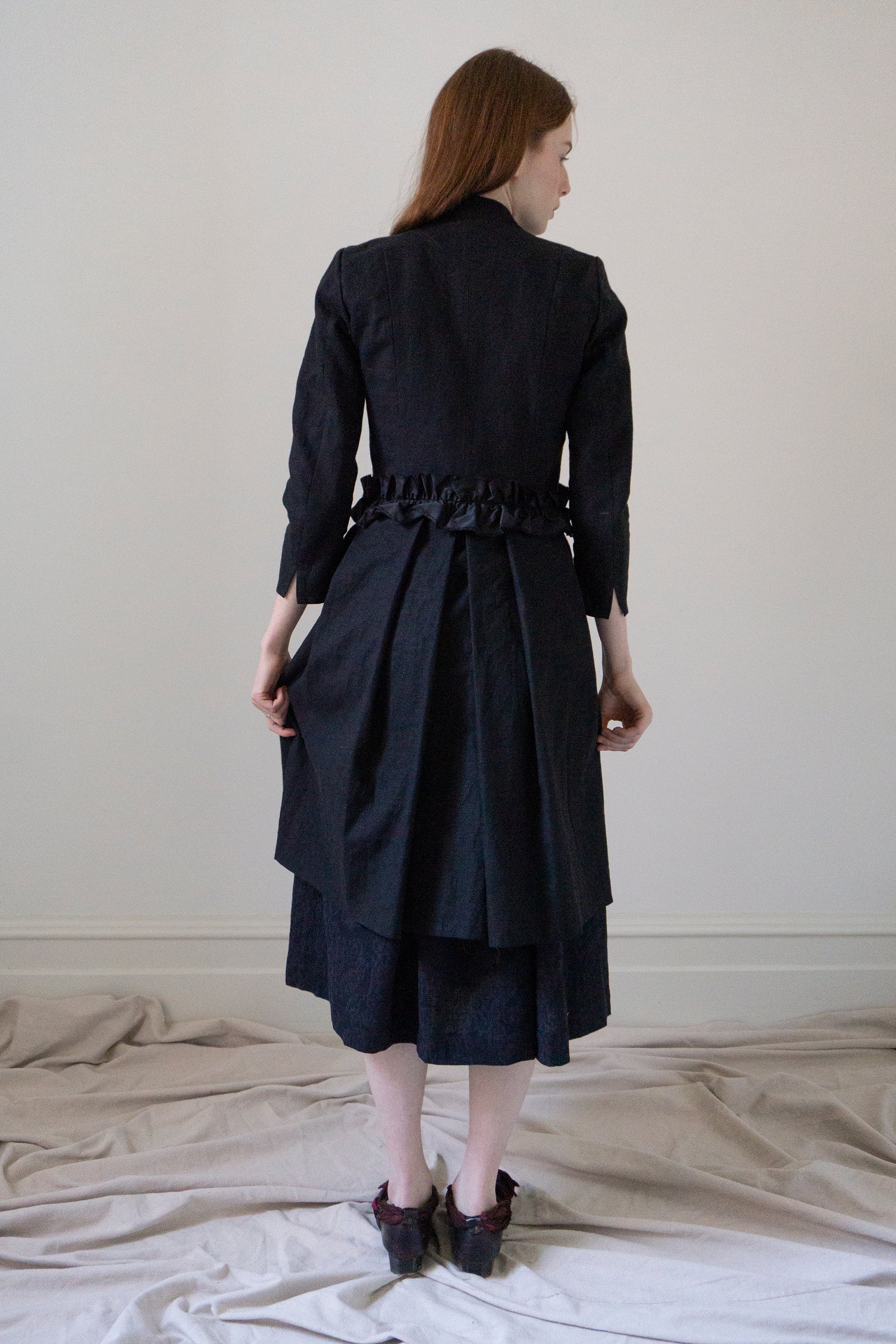 Veste en lin Ginevra - Noir