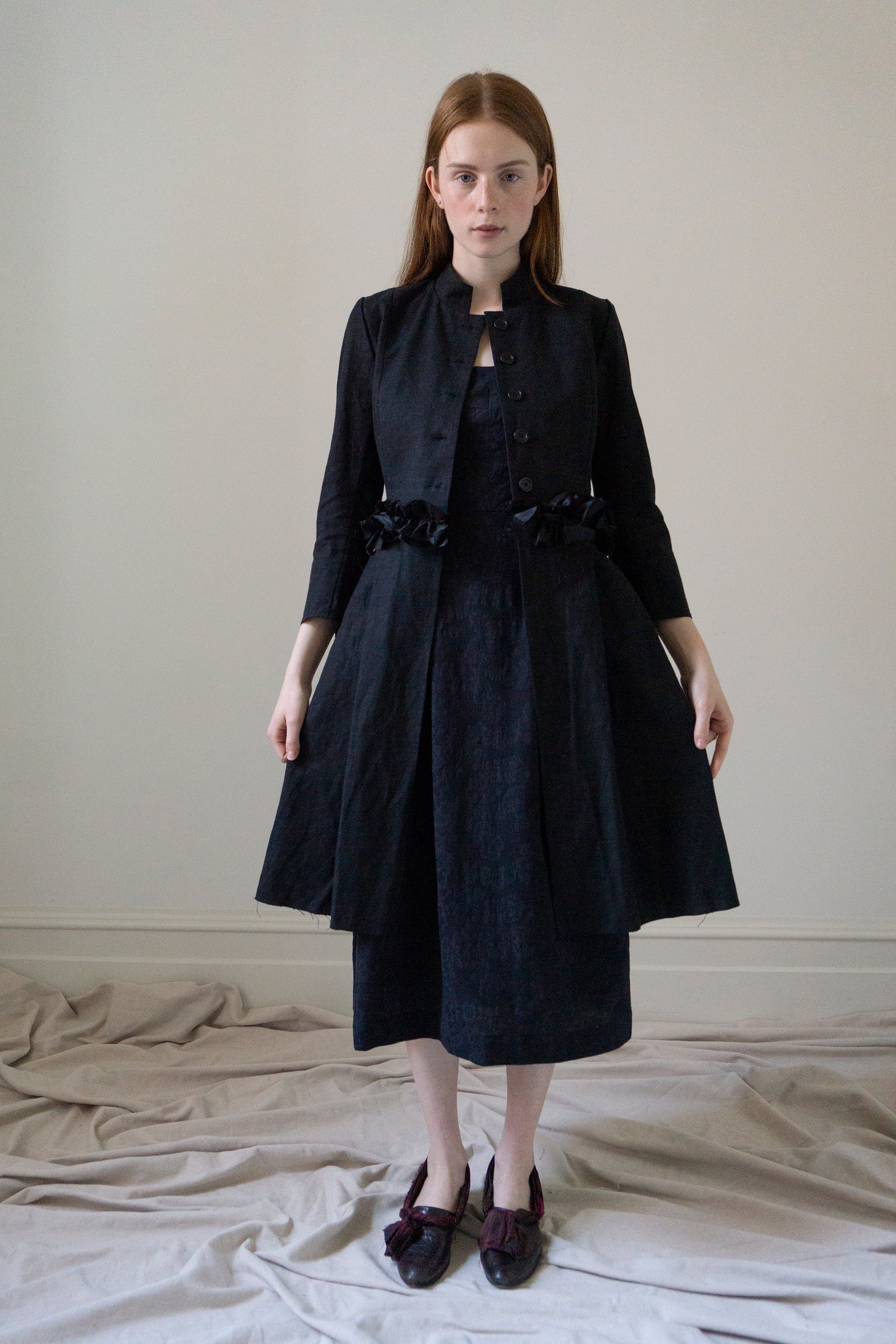 Veste en lin Ginevra - Noir