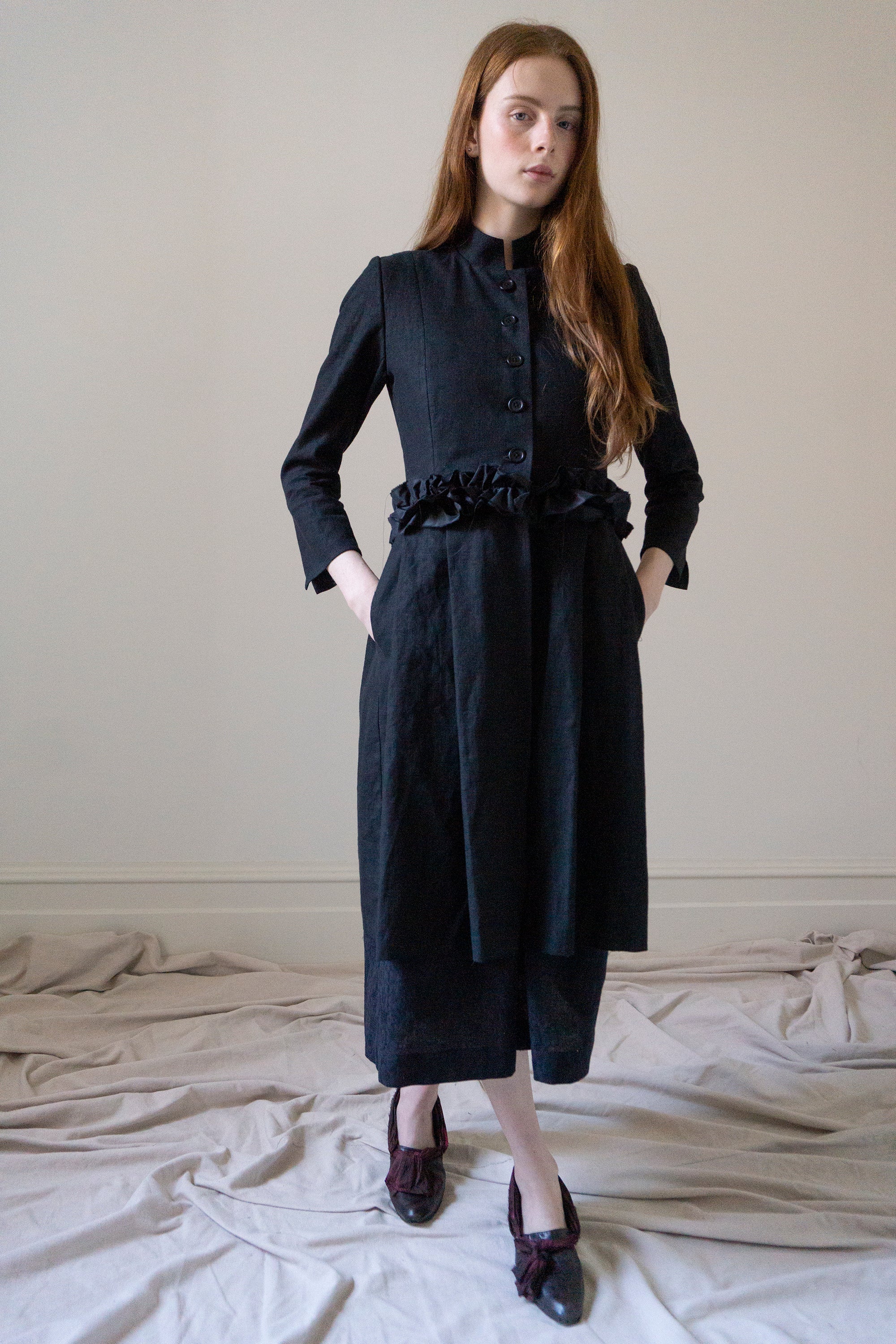 Veste en lin Ginevra - Noir