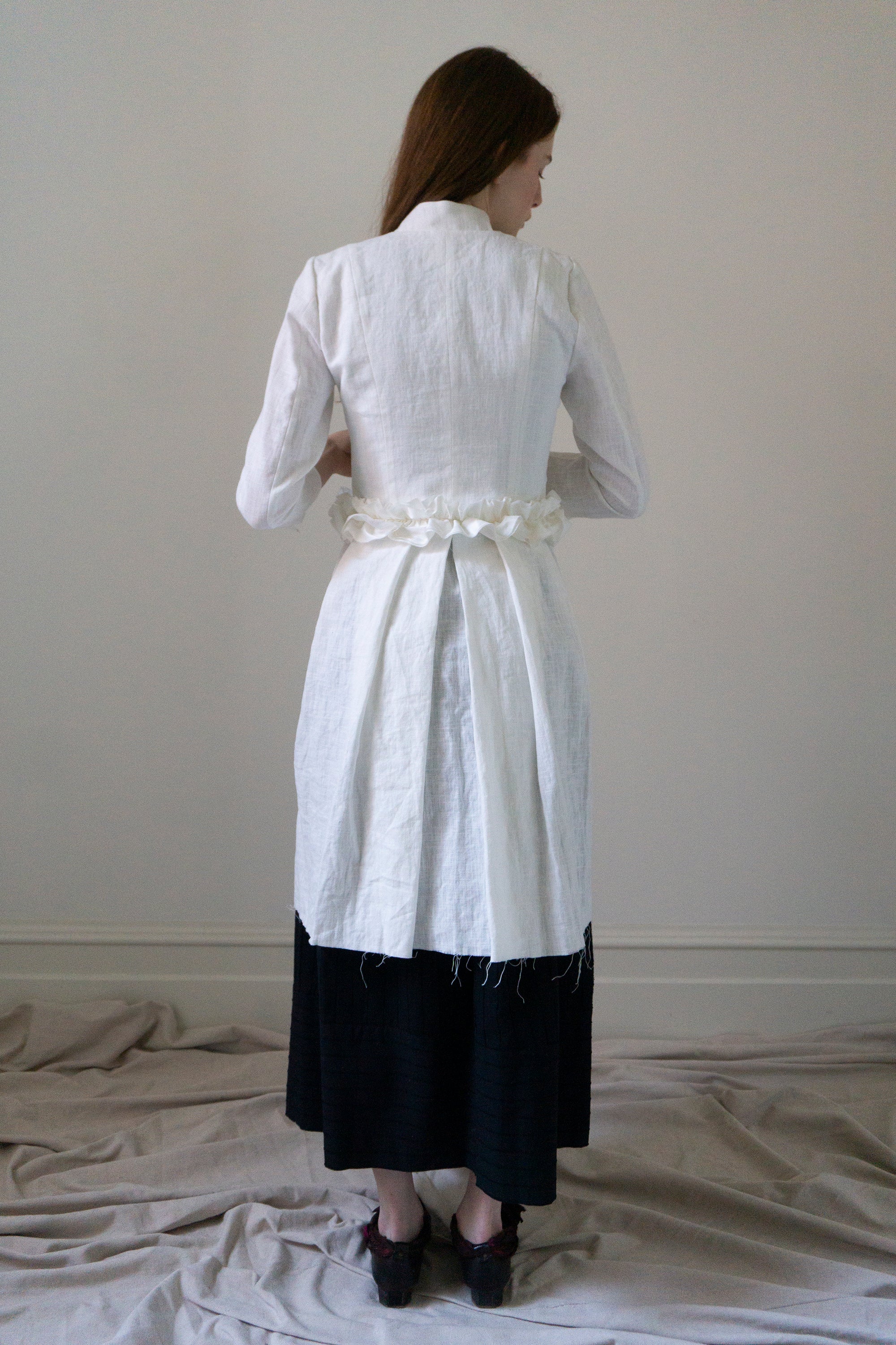 Veste en lin Ginevra - Blanc