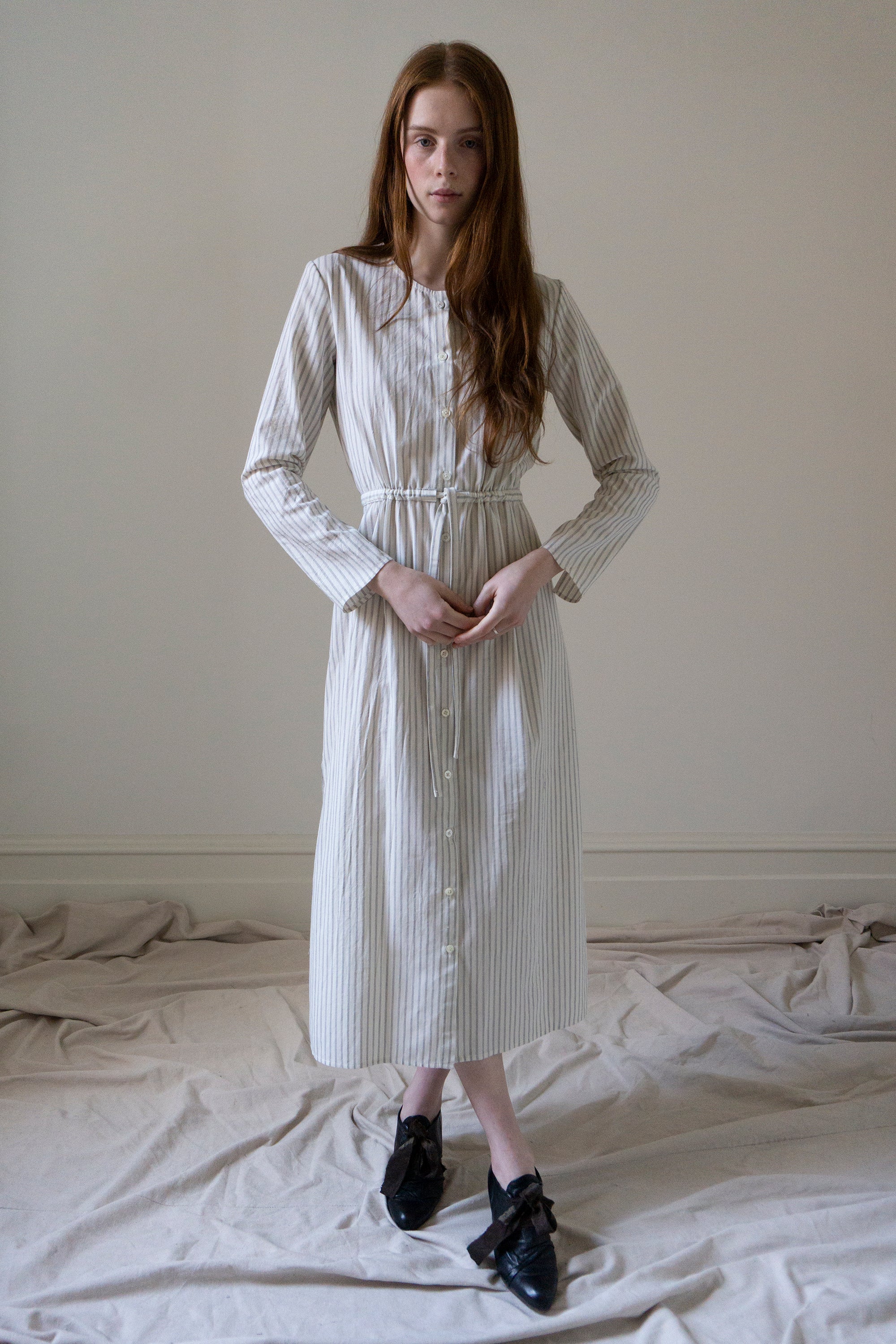 Robe Inez - Coton rayé