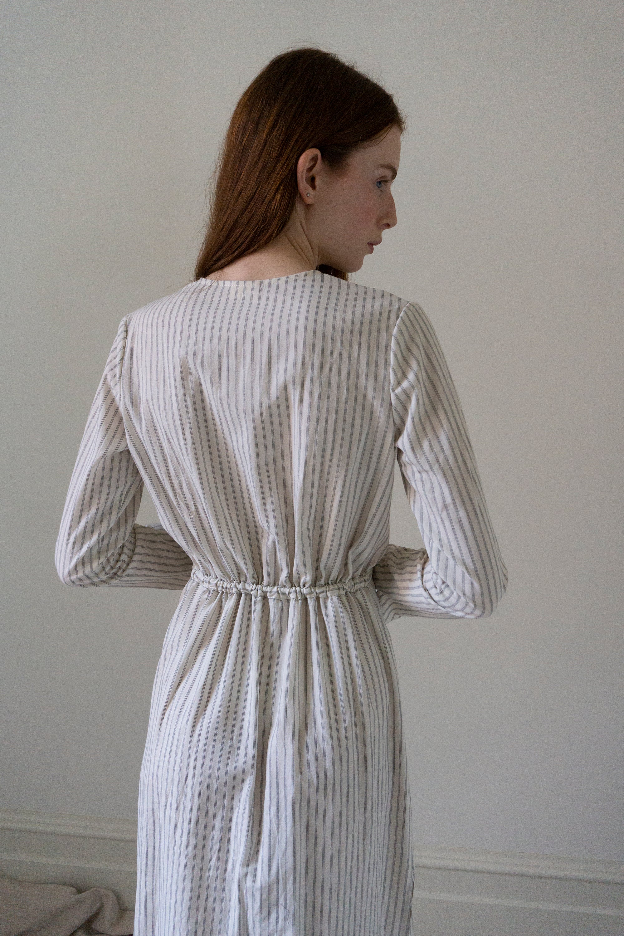 Robe Inez - Coton rayé