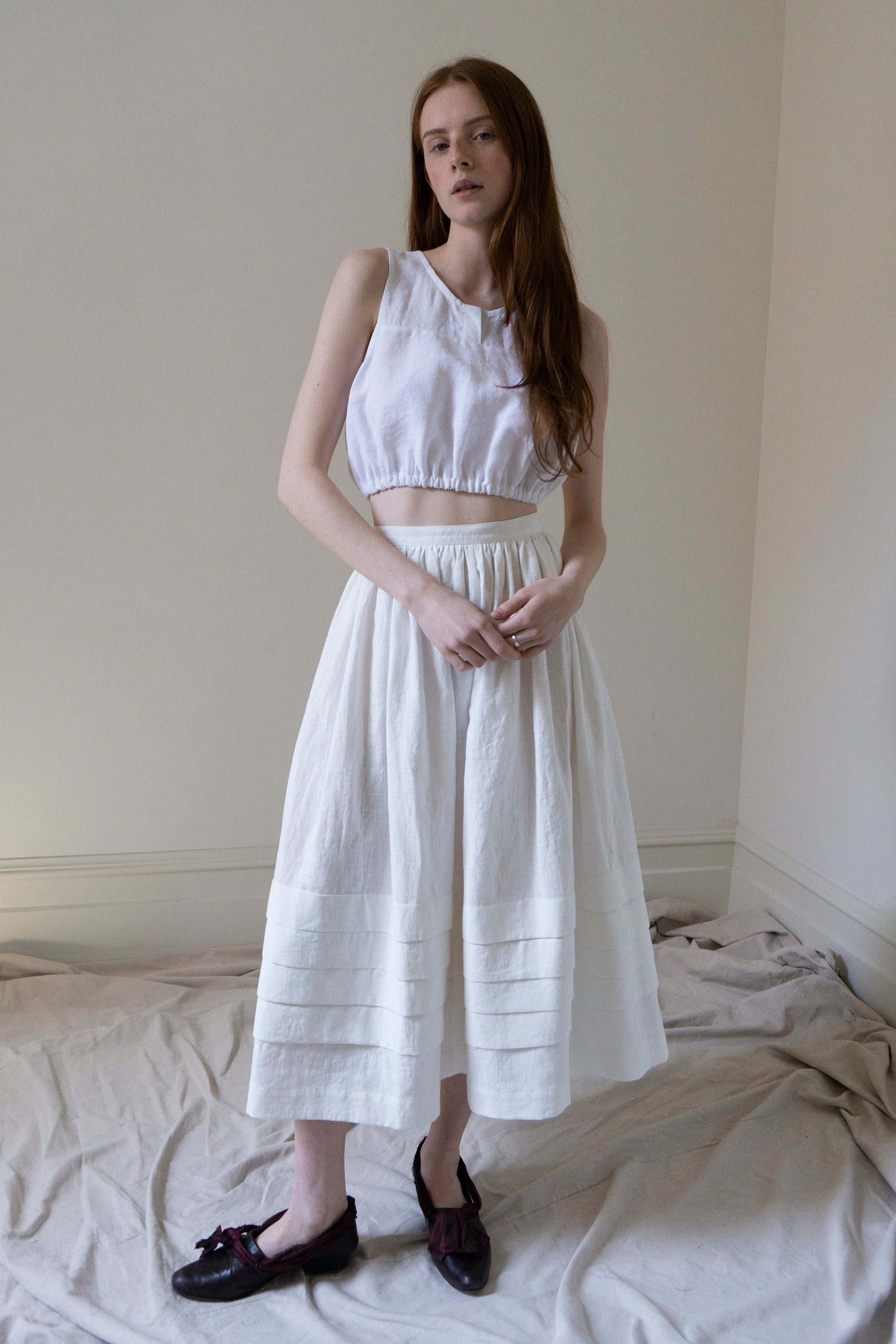 Haut en line Leonie - Blanc
