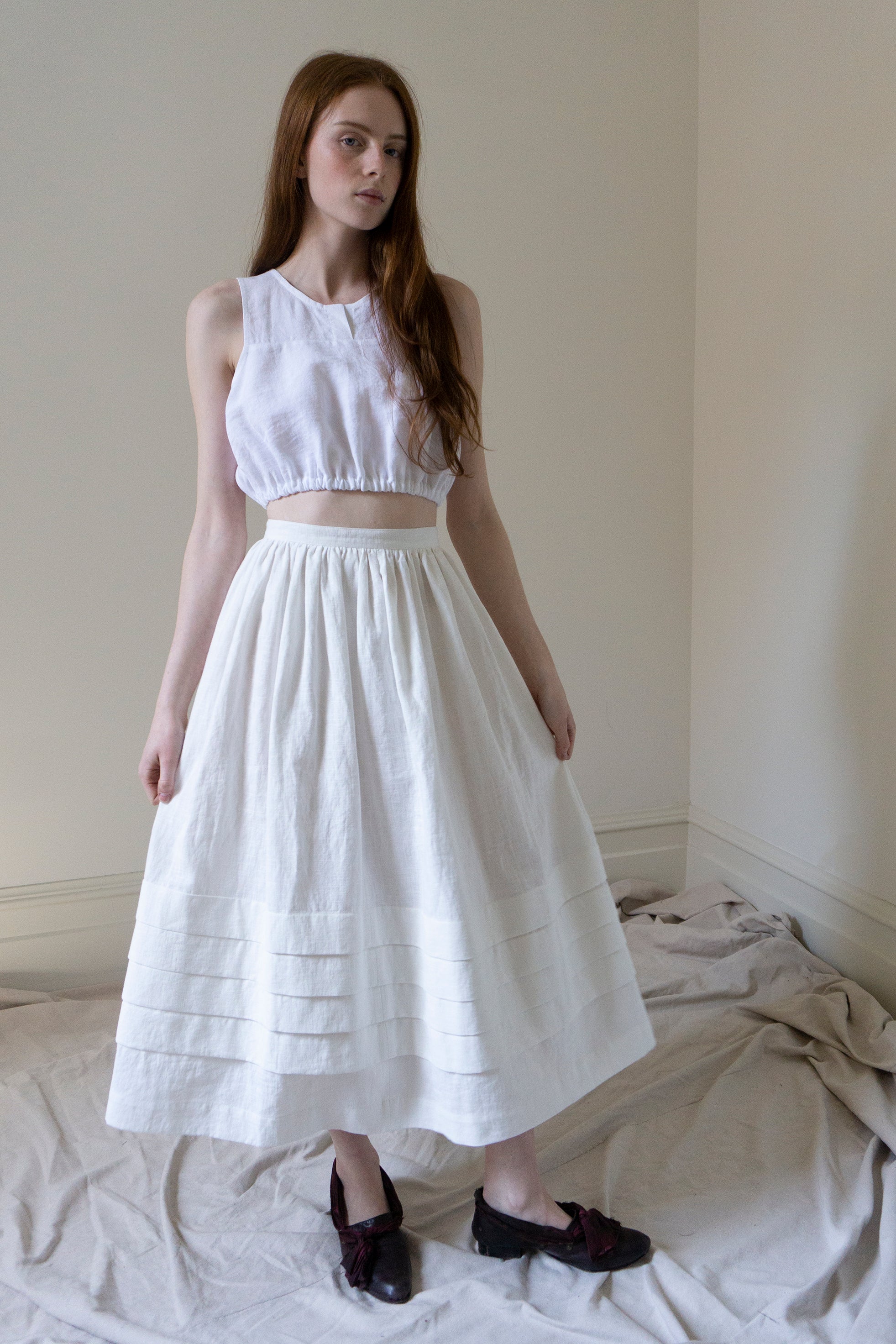 Haut en line Leonie - Blanc