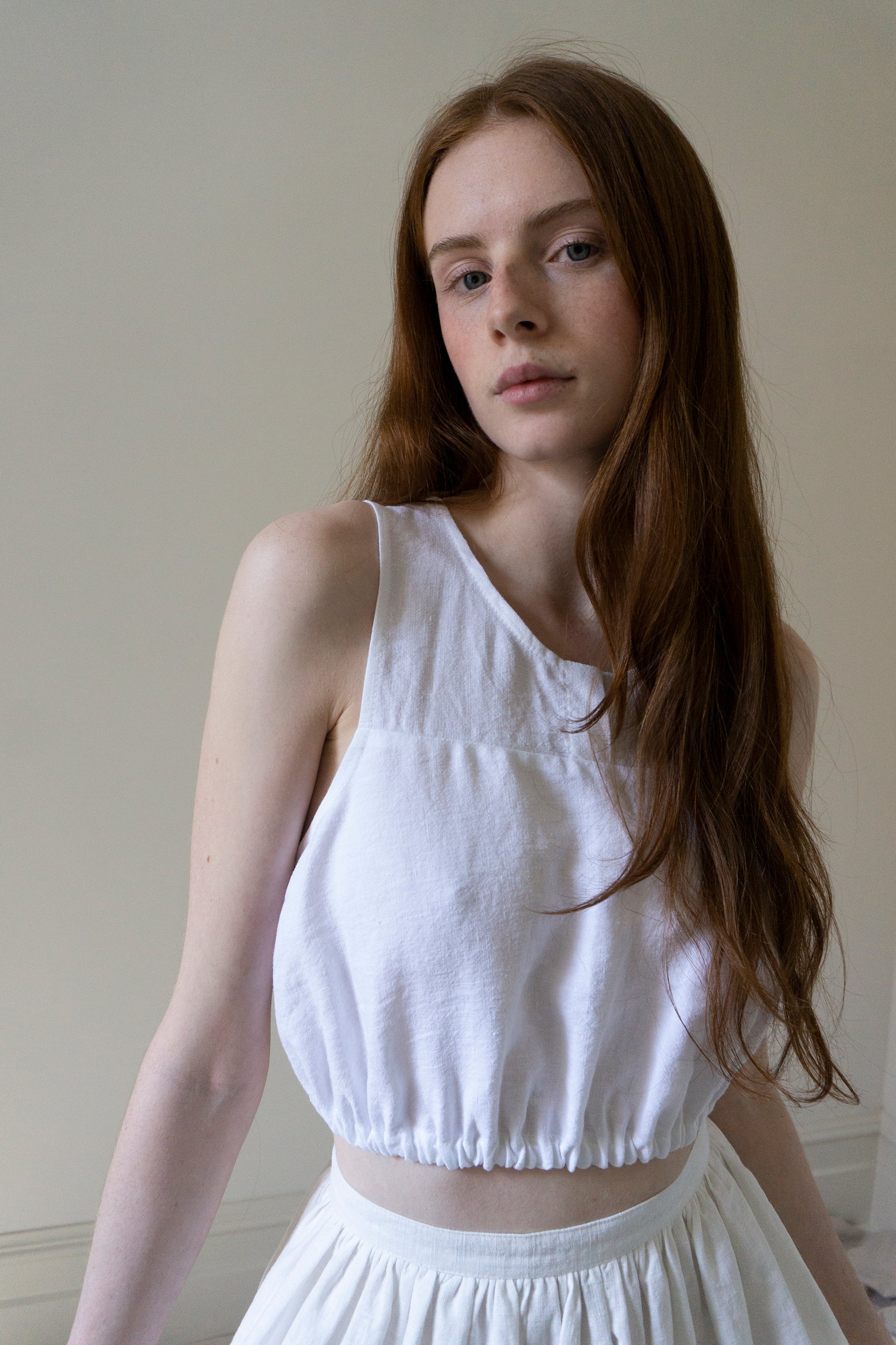 Haut en line Leonie - Blanc