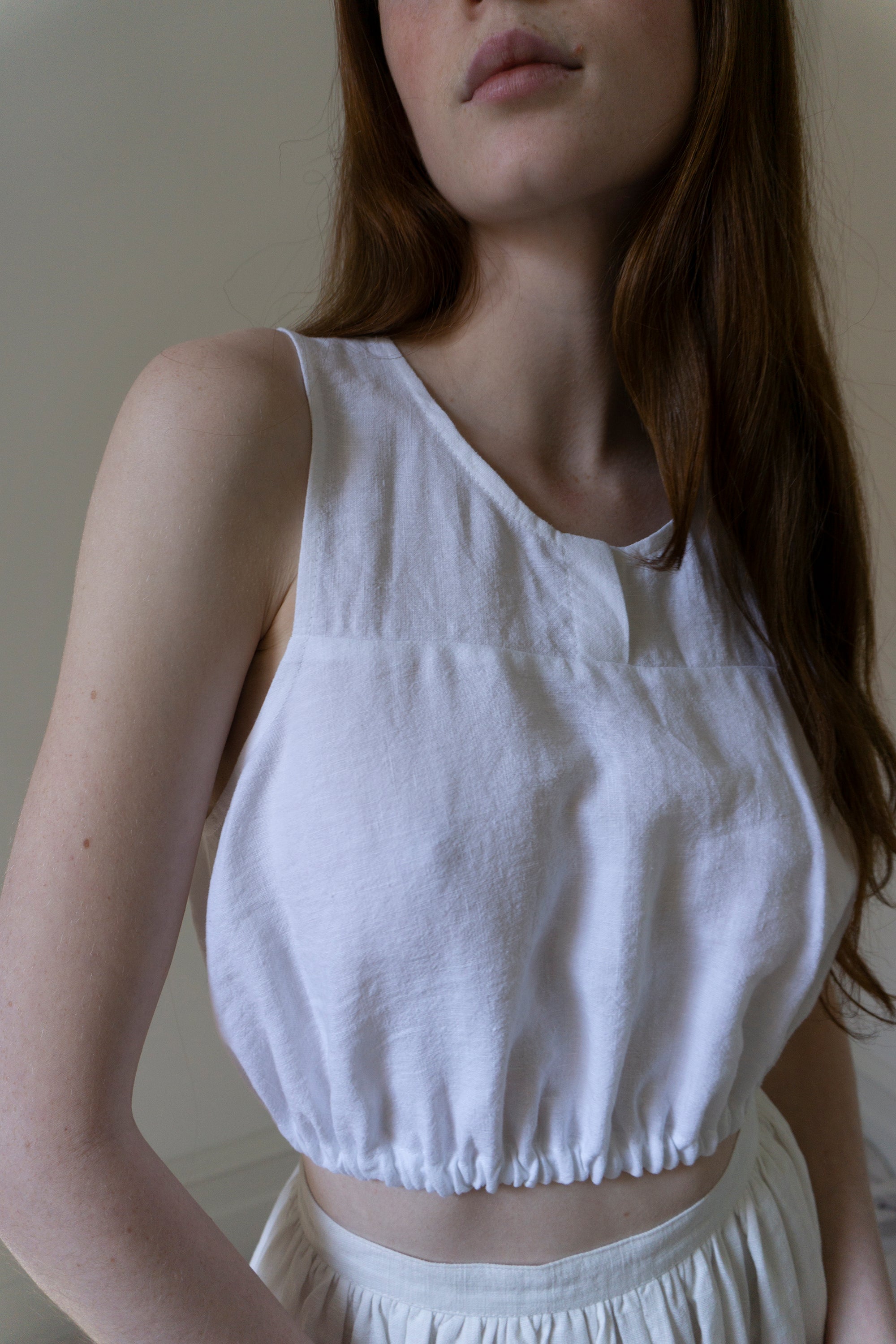Haut en line Leonie - Blanc