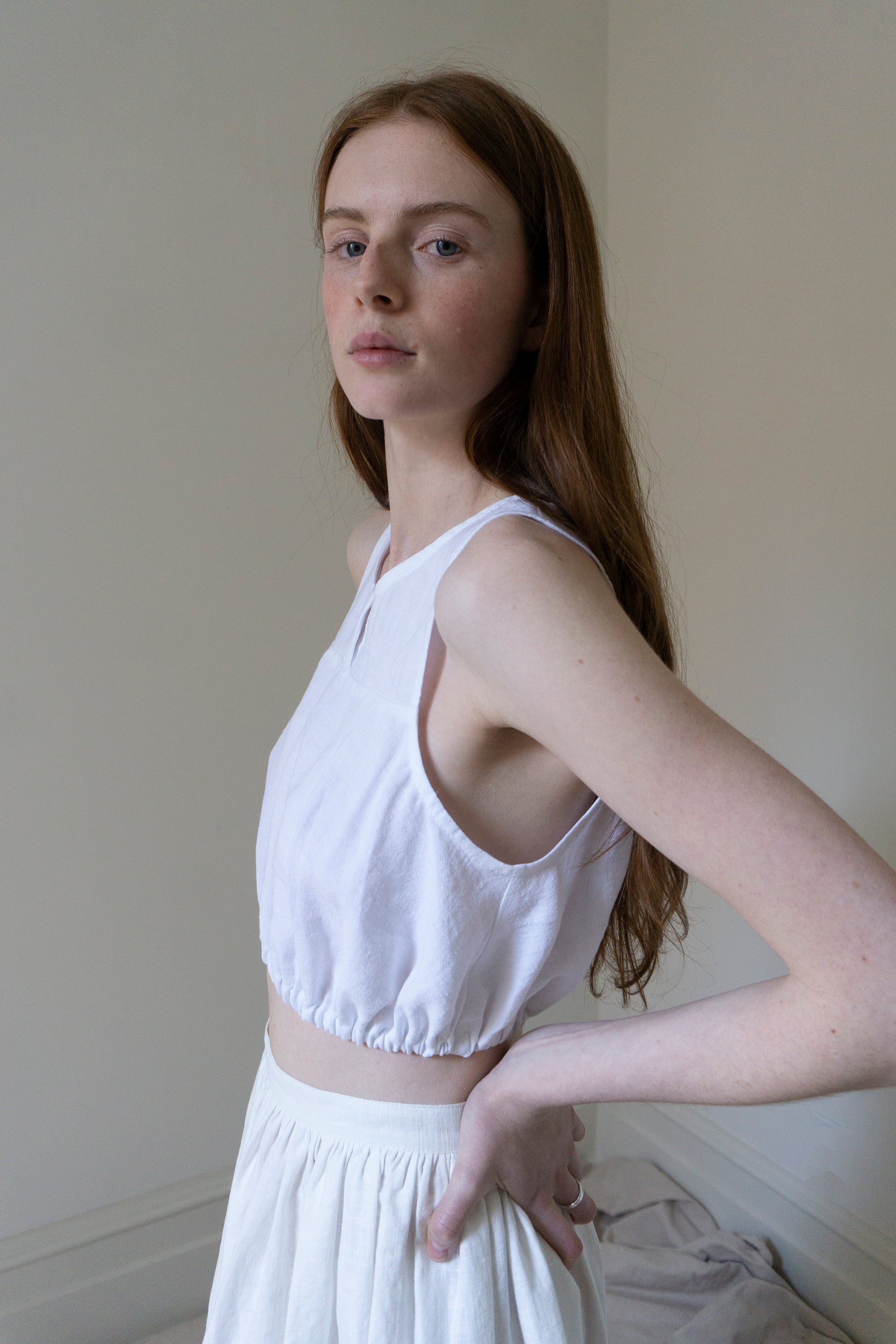 Haut en line Leonie - Blanc