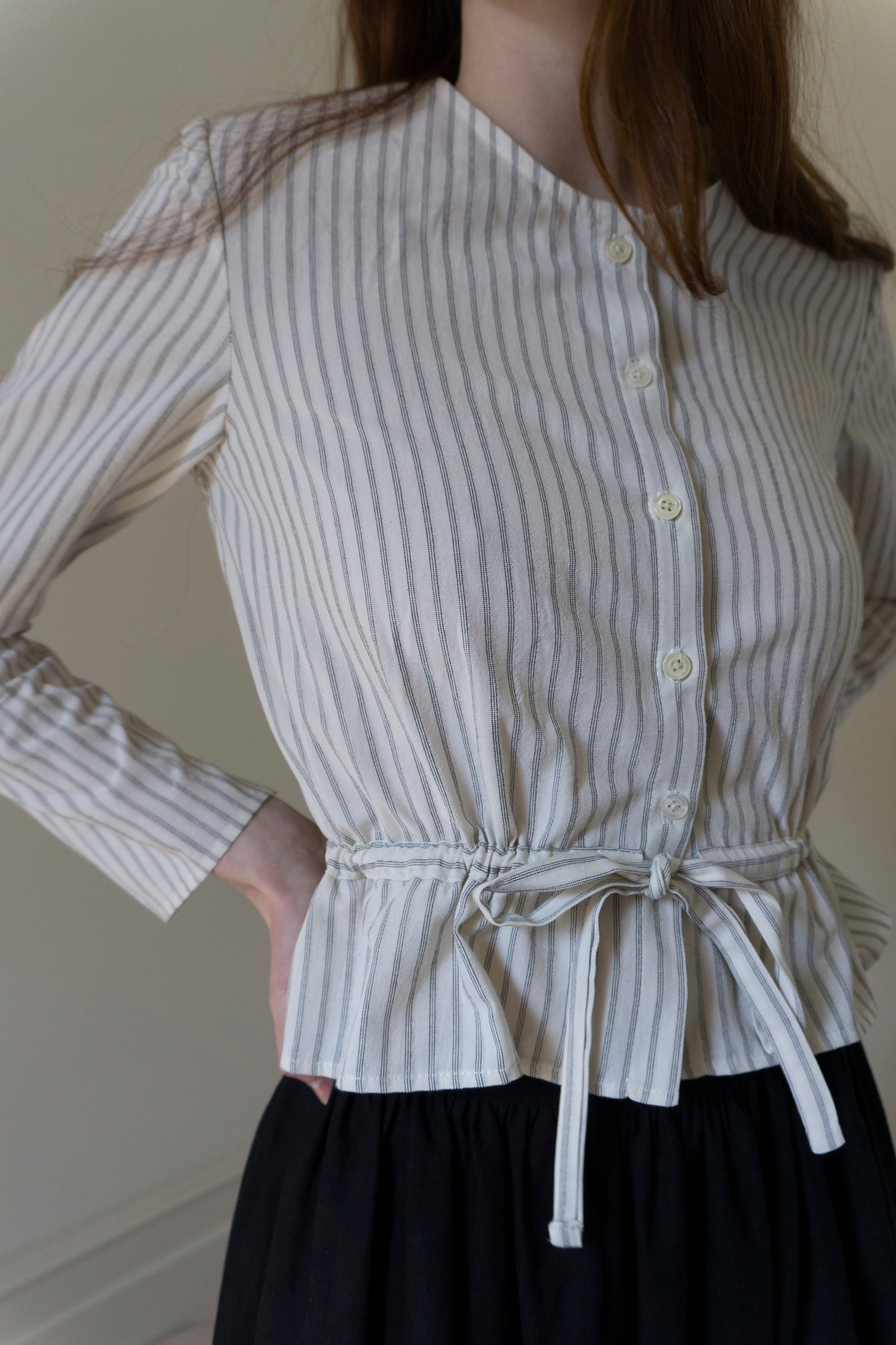 Blouse Inez - Coton rayé