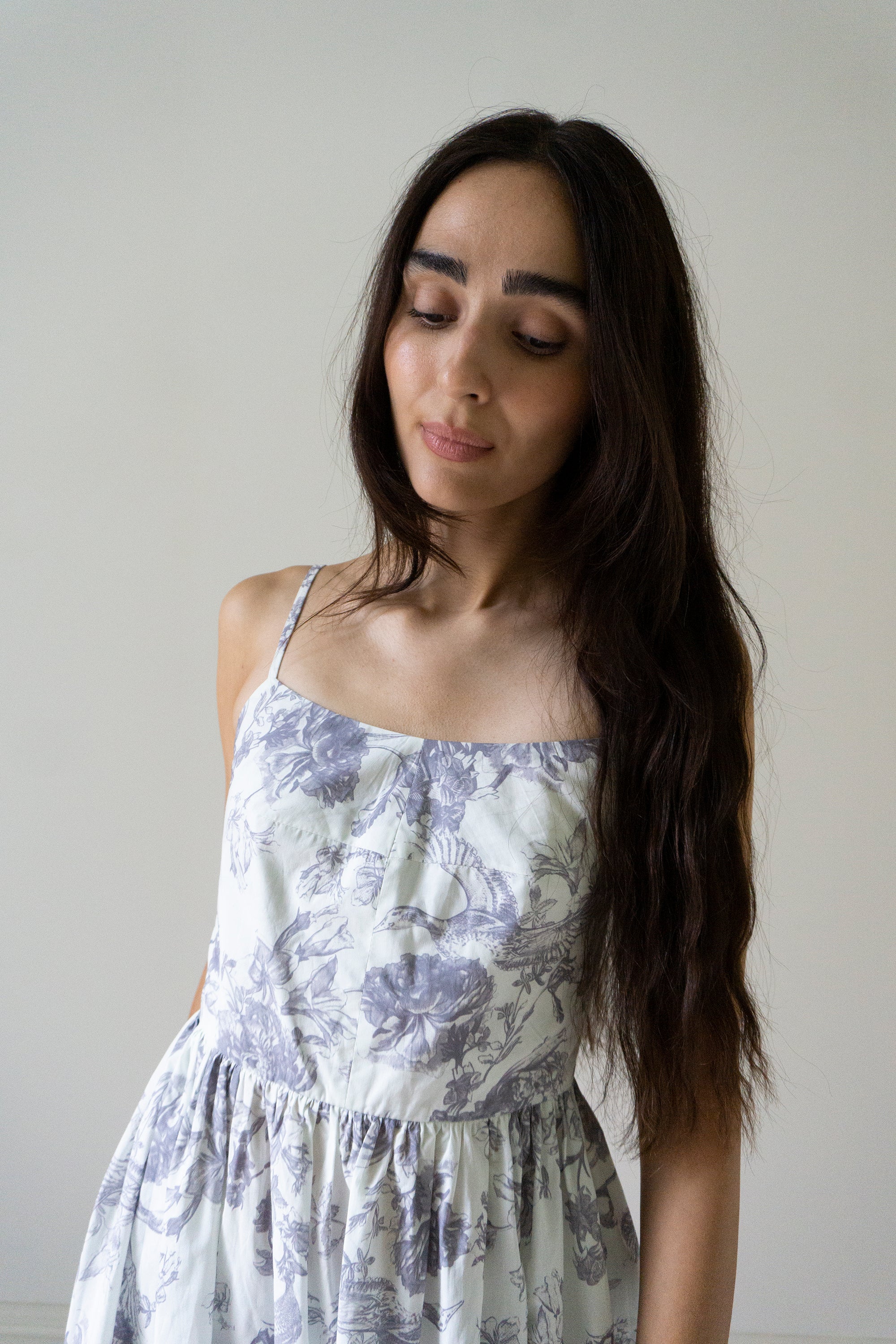 Mathilde Linen Dress - Printed Cotton
