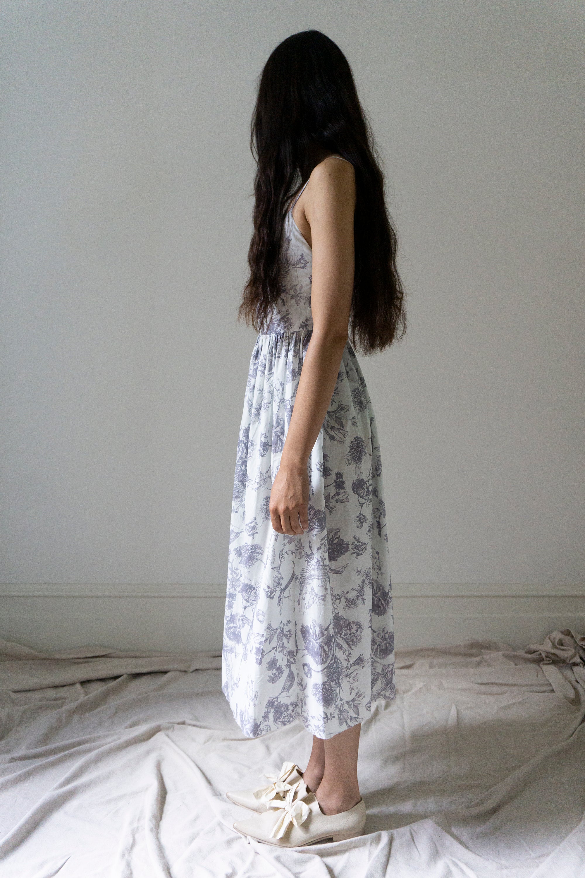 Mathilde Linen Dress - Printed Cotton