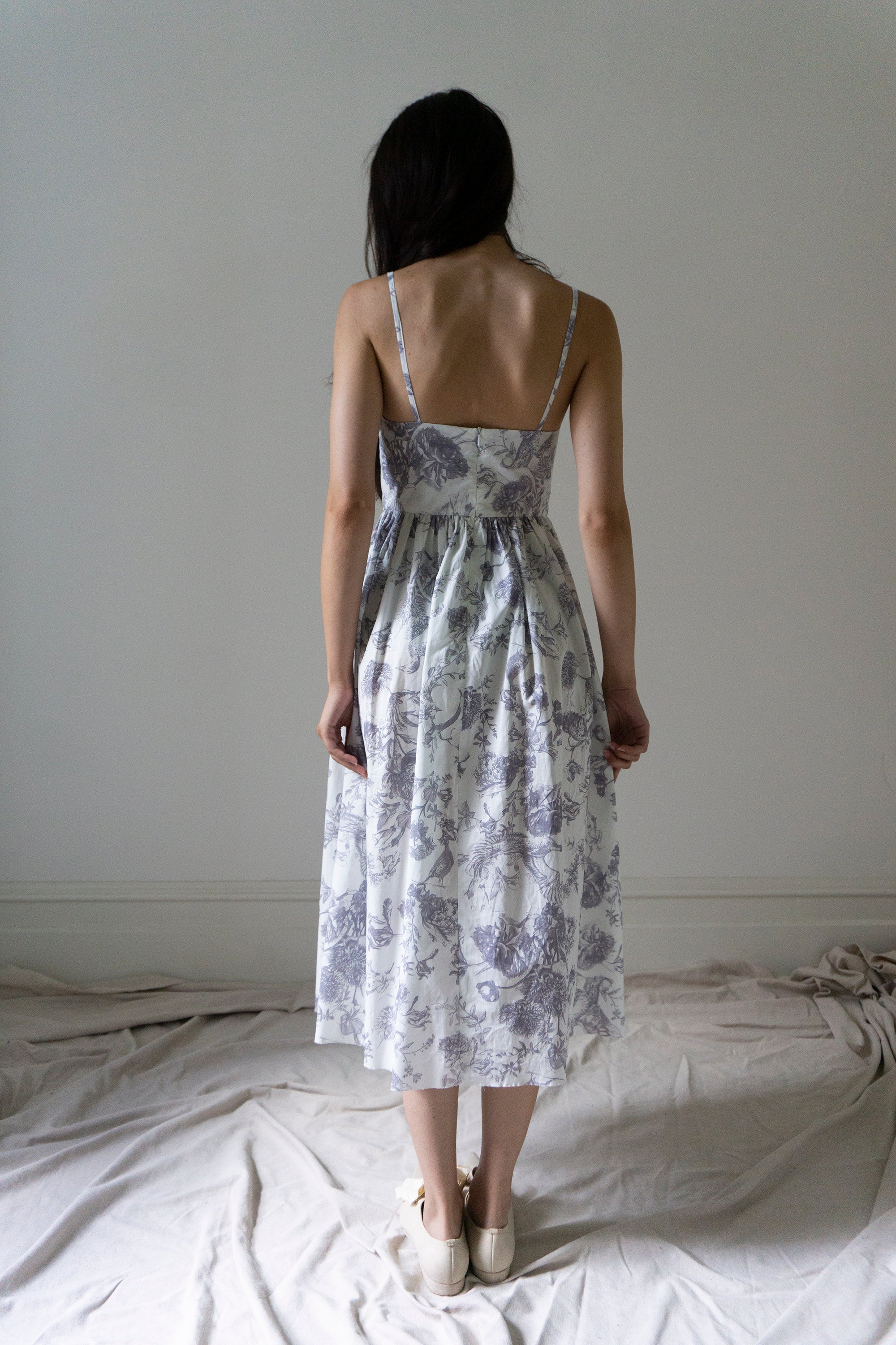 Mathilde Linen Dress - Printed Cotton