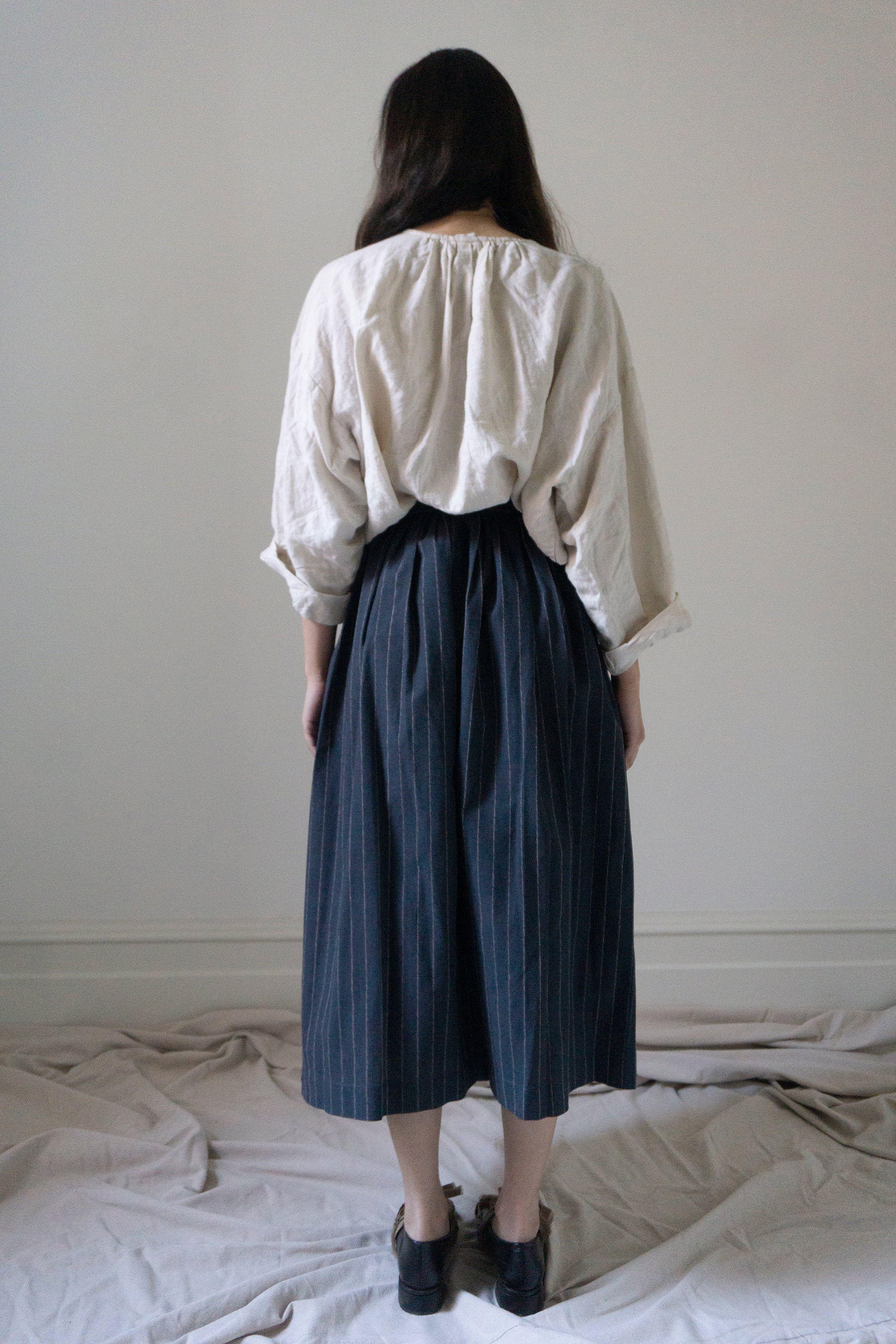 Chemise en lin Sycamore - Sel