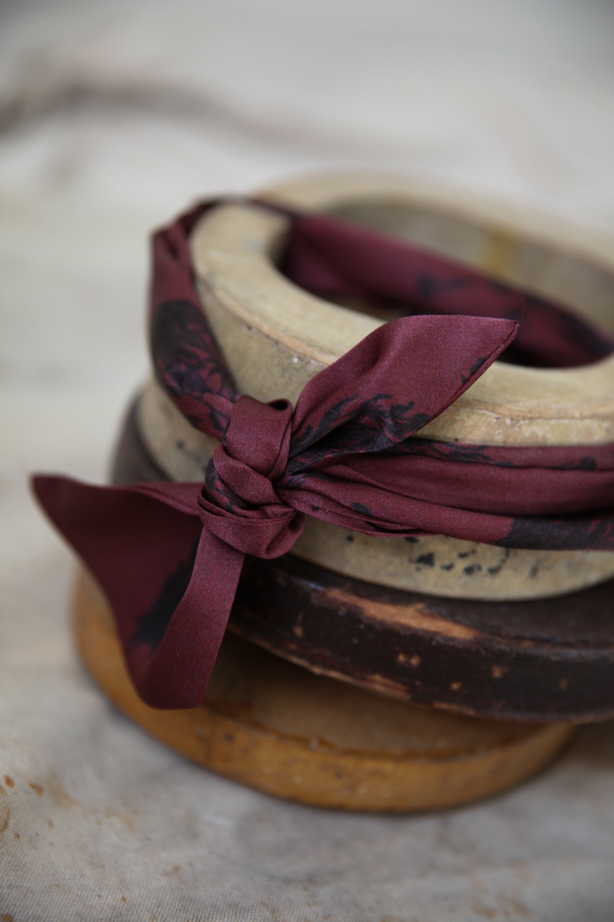 Silk Scarf - Printed Charmeuse