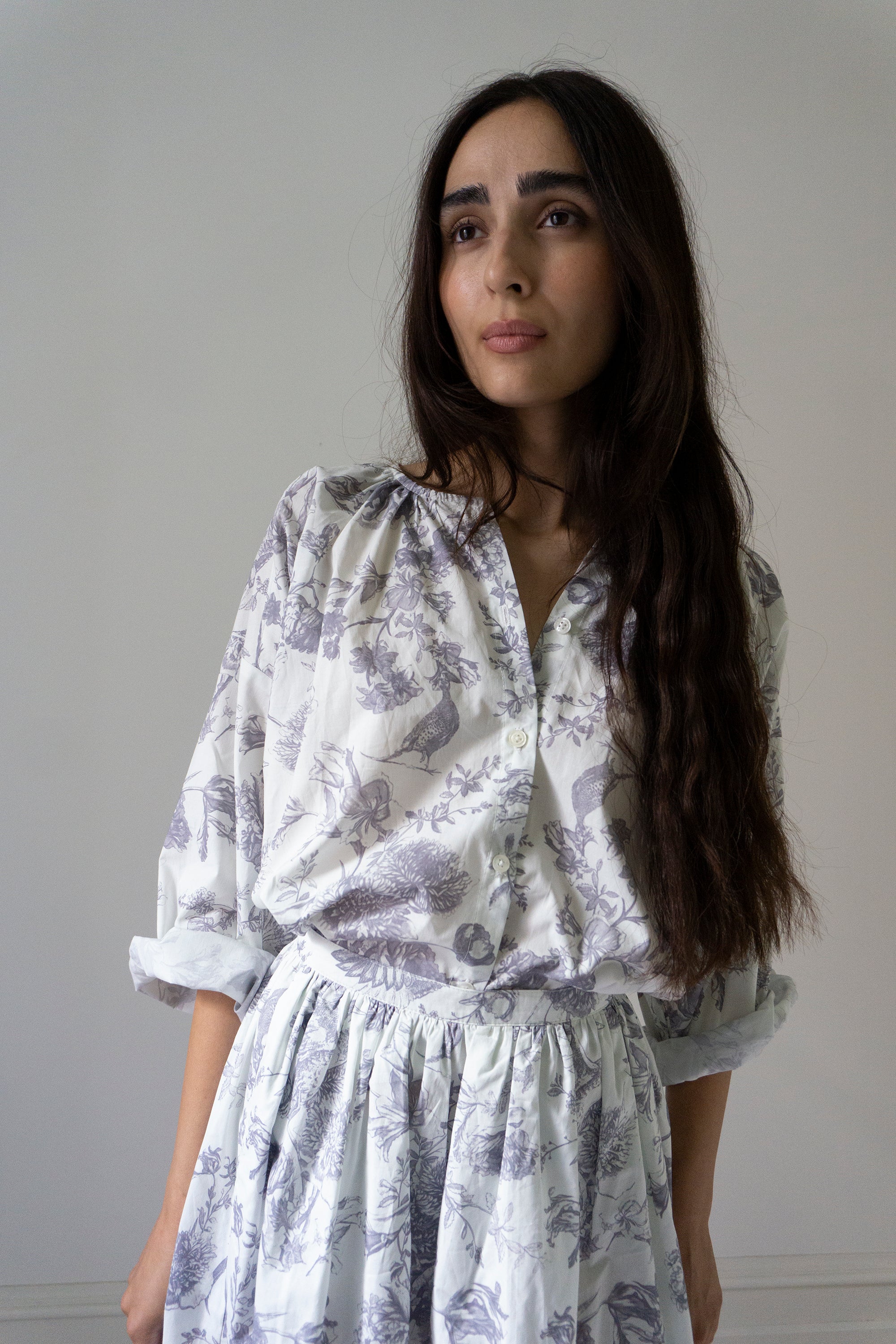 Sycamore Shirt- Printed Cotton