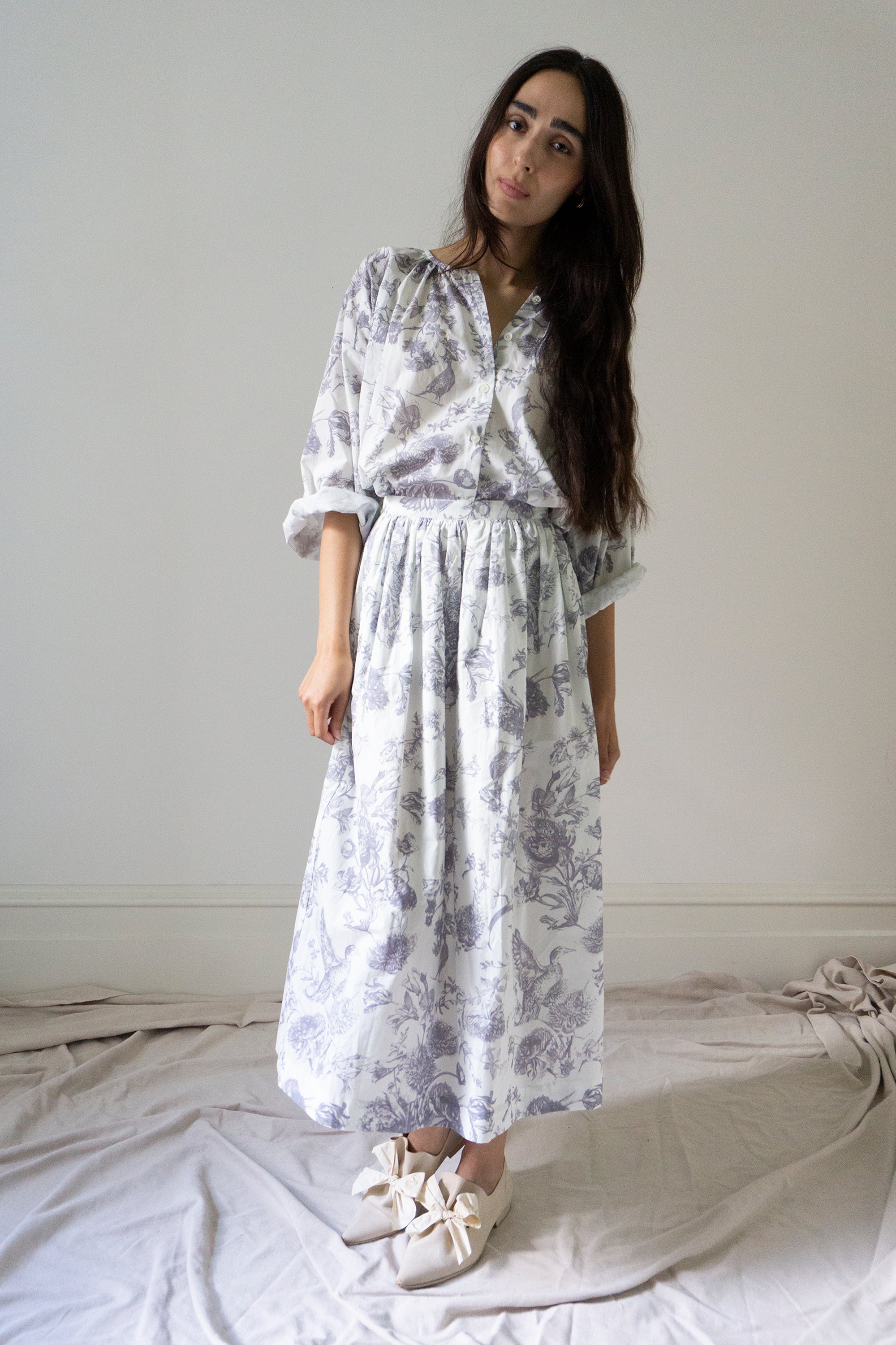 Sycamore Shirt- Printed Cotton