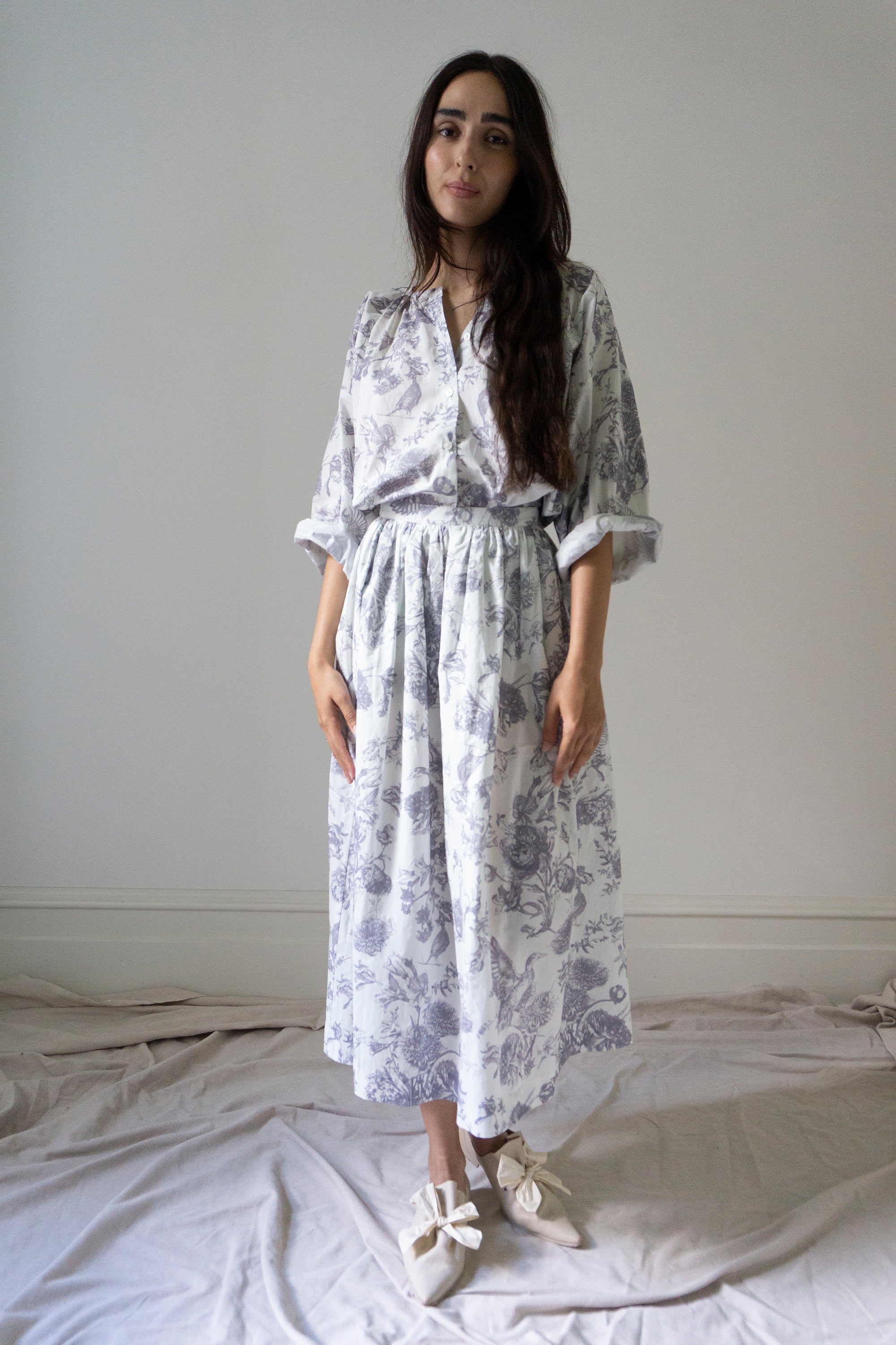 Marla Skirt - Printed Cotton