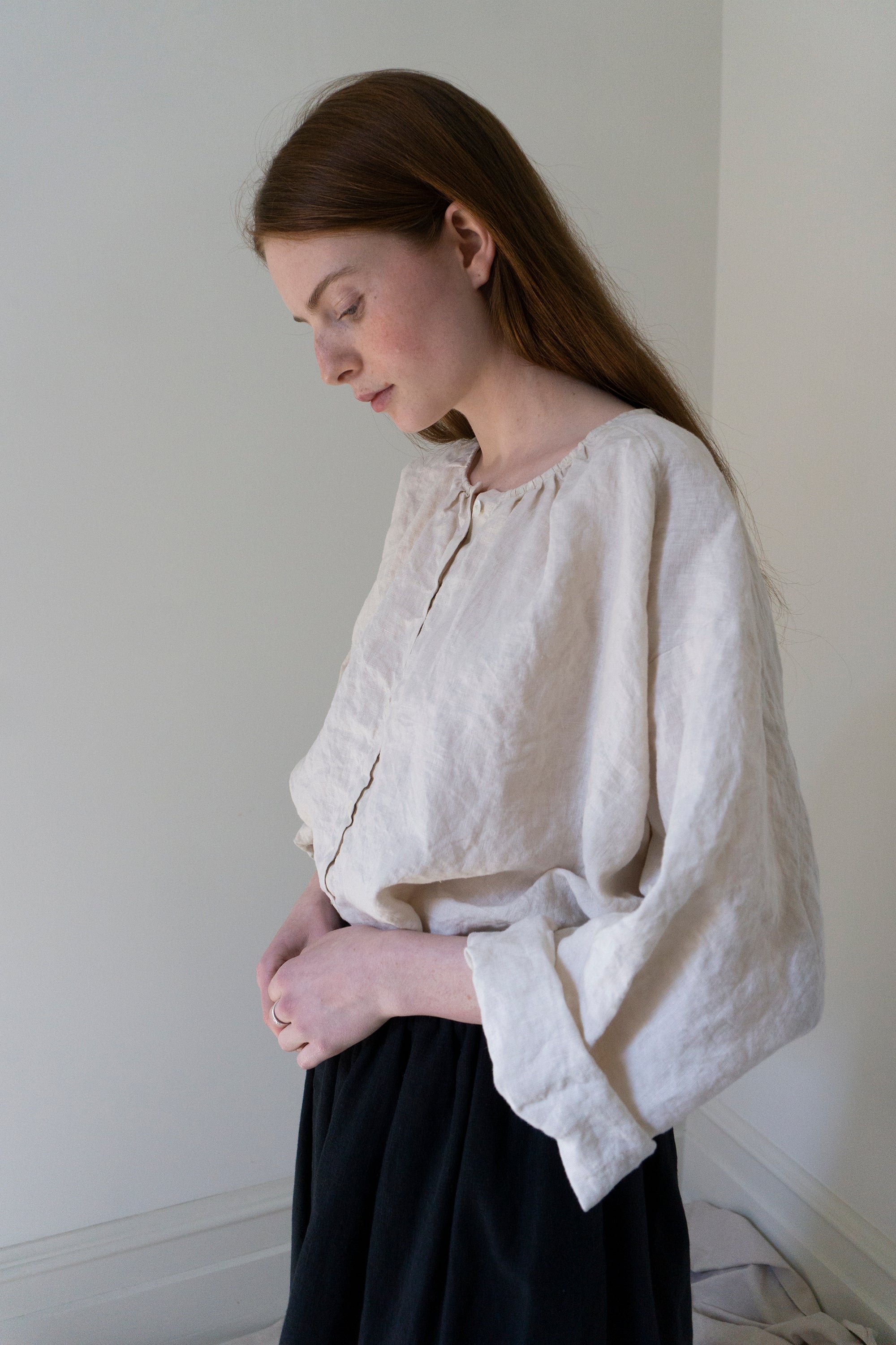 Chemise en lin Sycamore - Sel