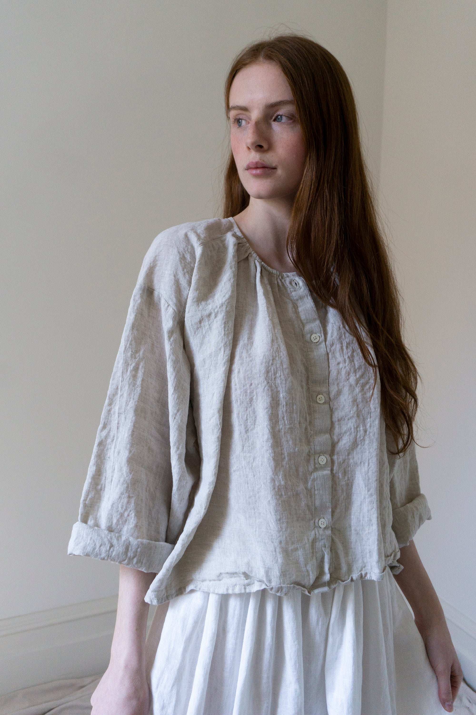 Chemise en lin Sycamore - Écru