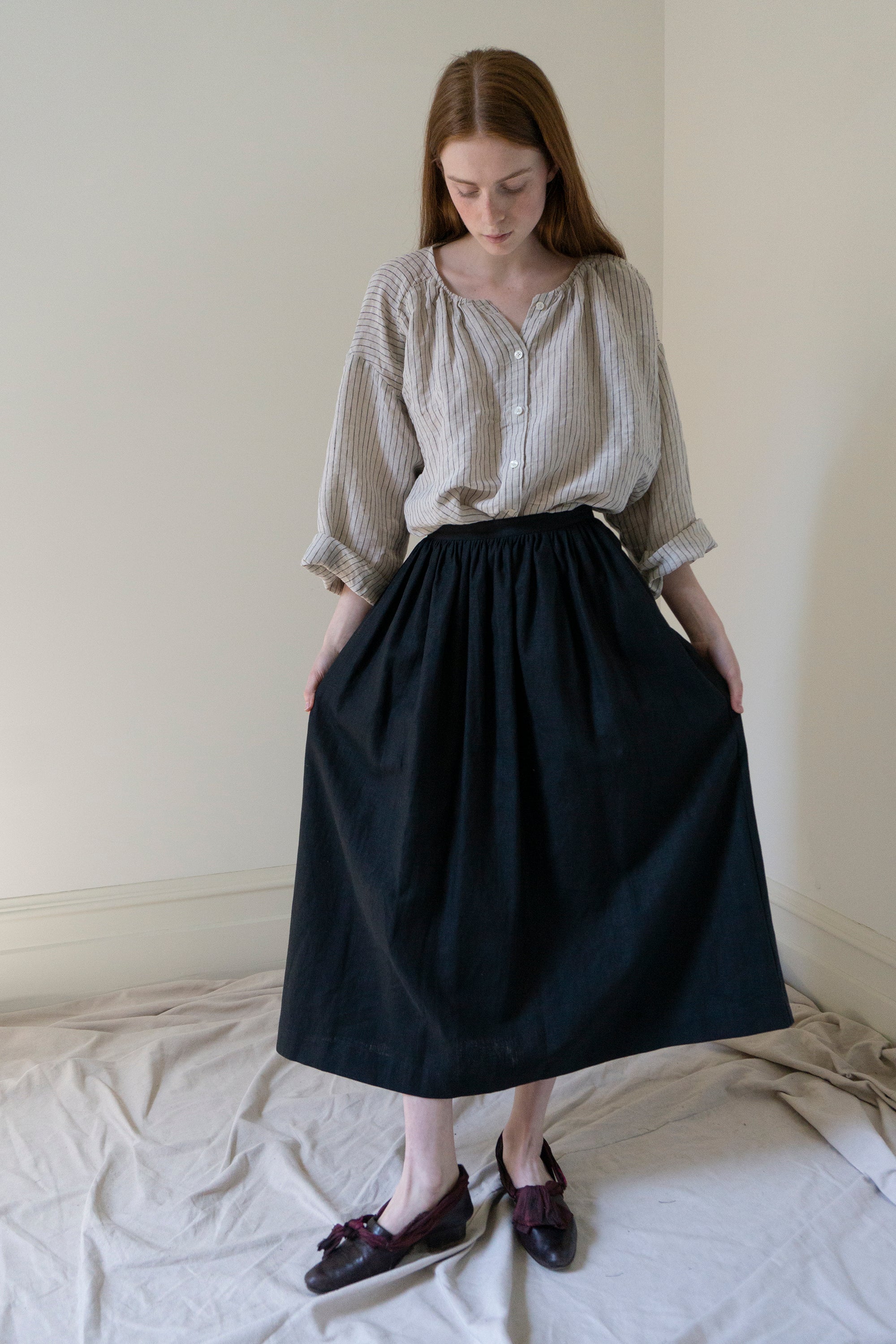 Sycamore Linen Shirt- Stripe