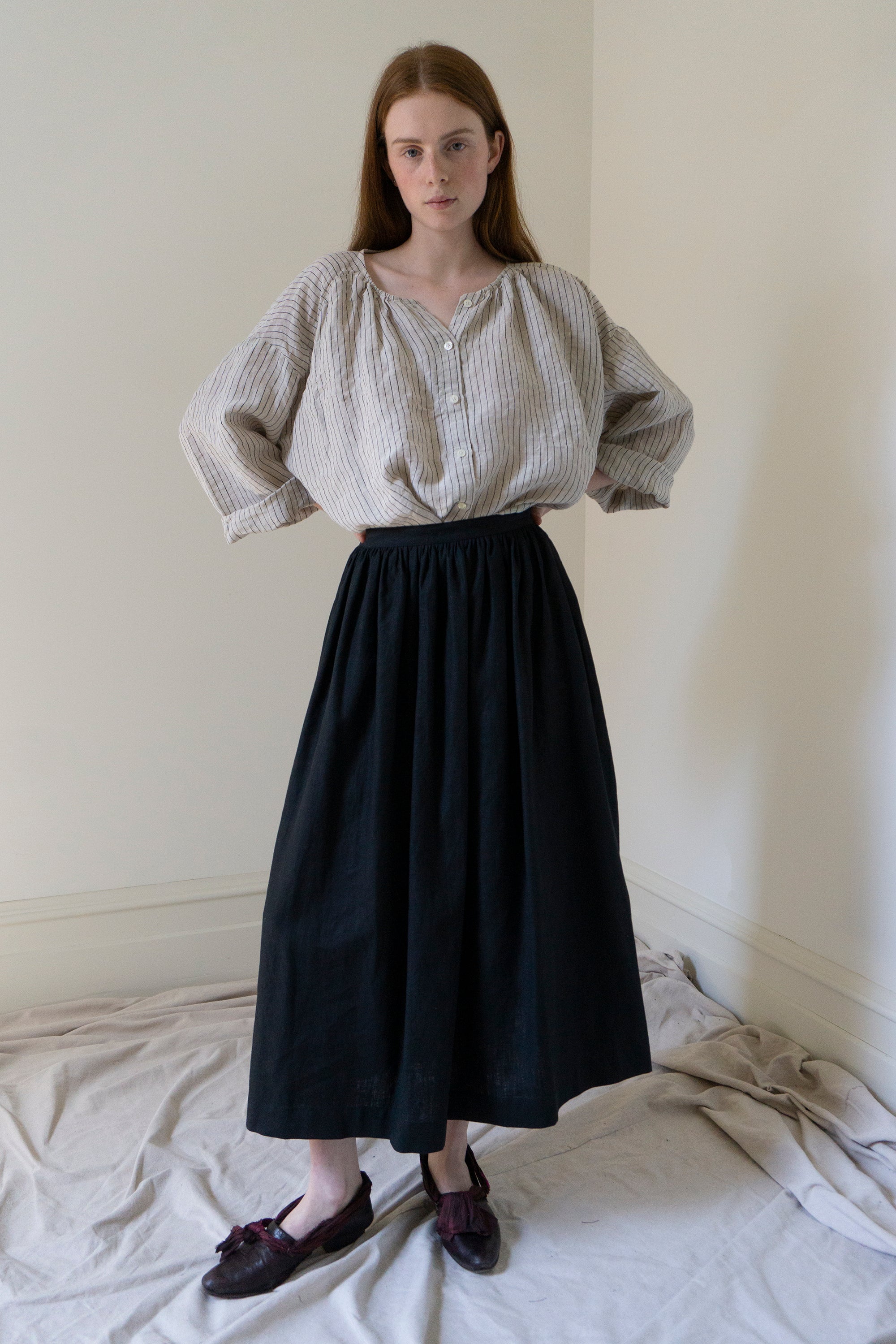 Sycamore Linen Shirt- Stripe