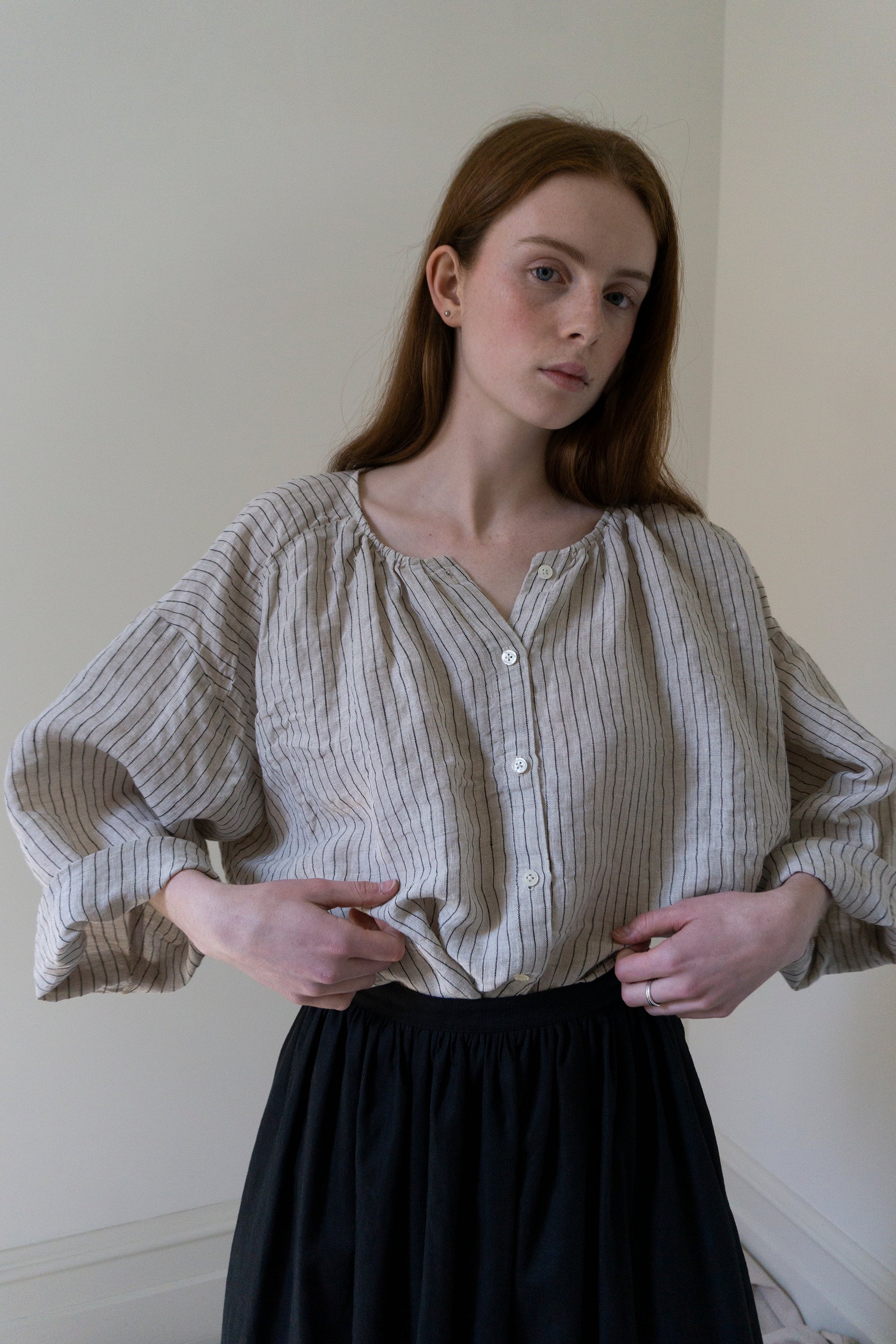 Sycamore Linen Shirt- Stripe