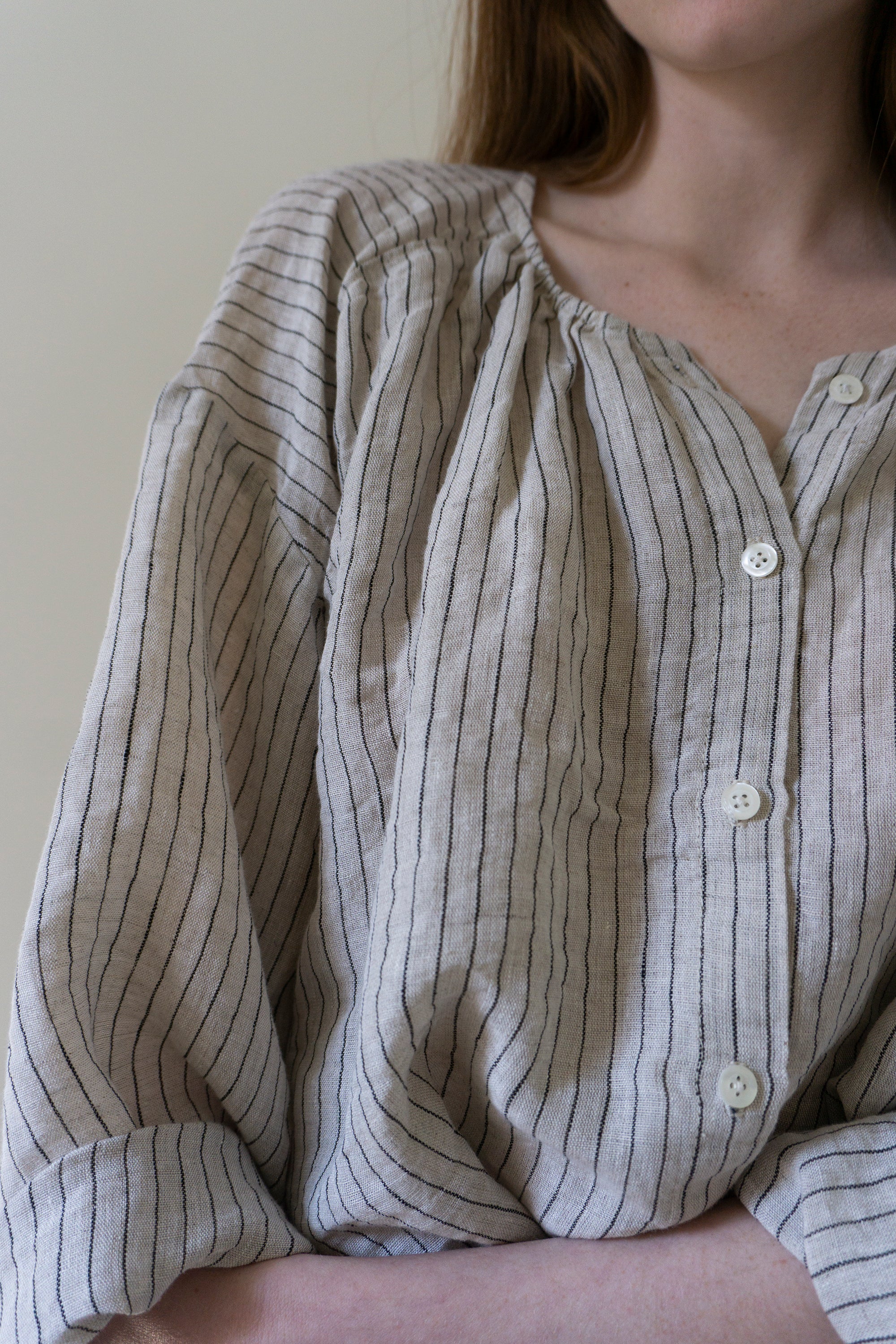 Sycamore Linen Shirt- Stripe