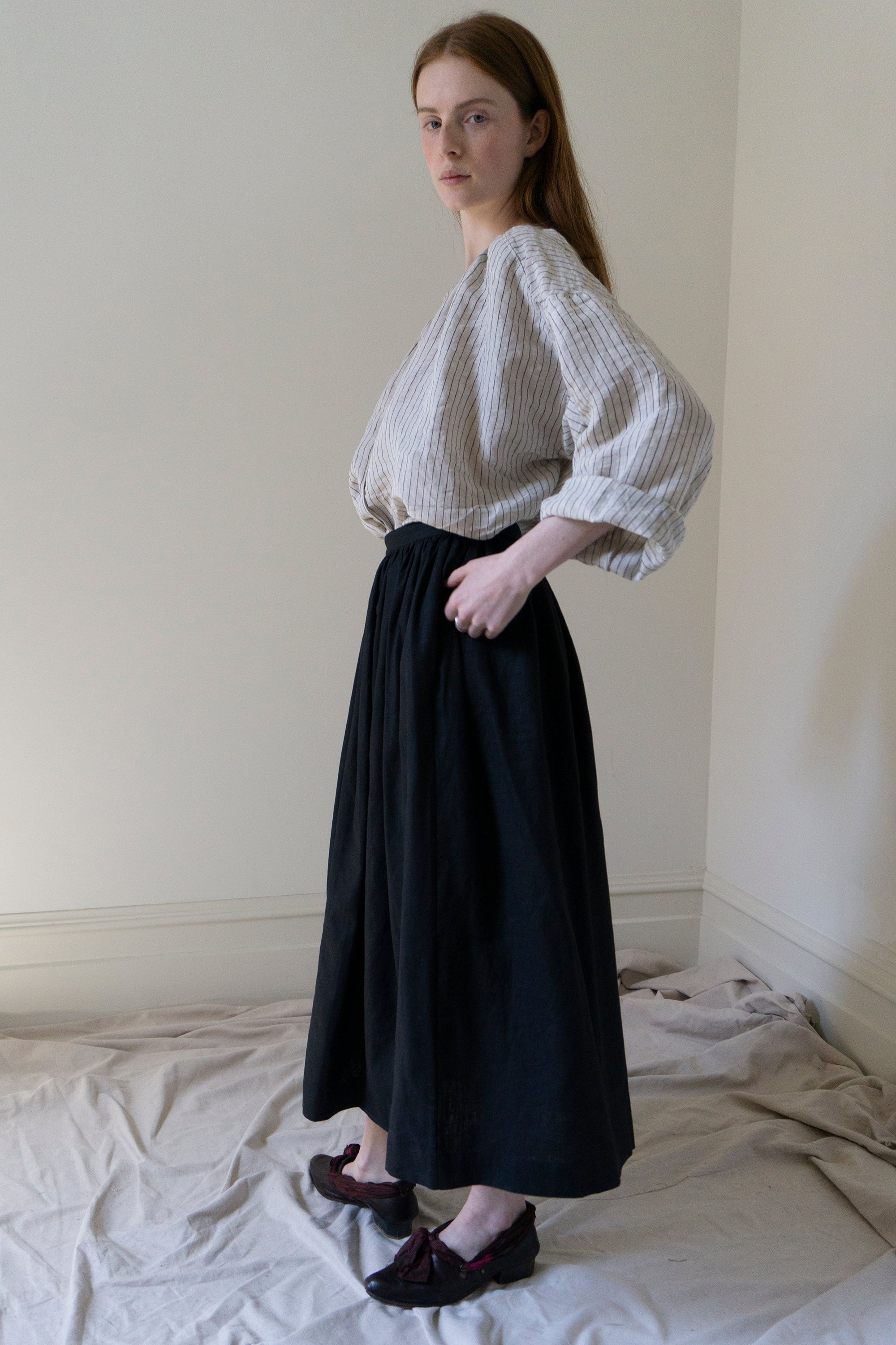 Sycamore Linen Shirt- Stripe