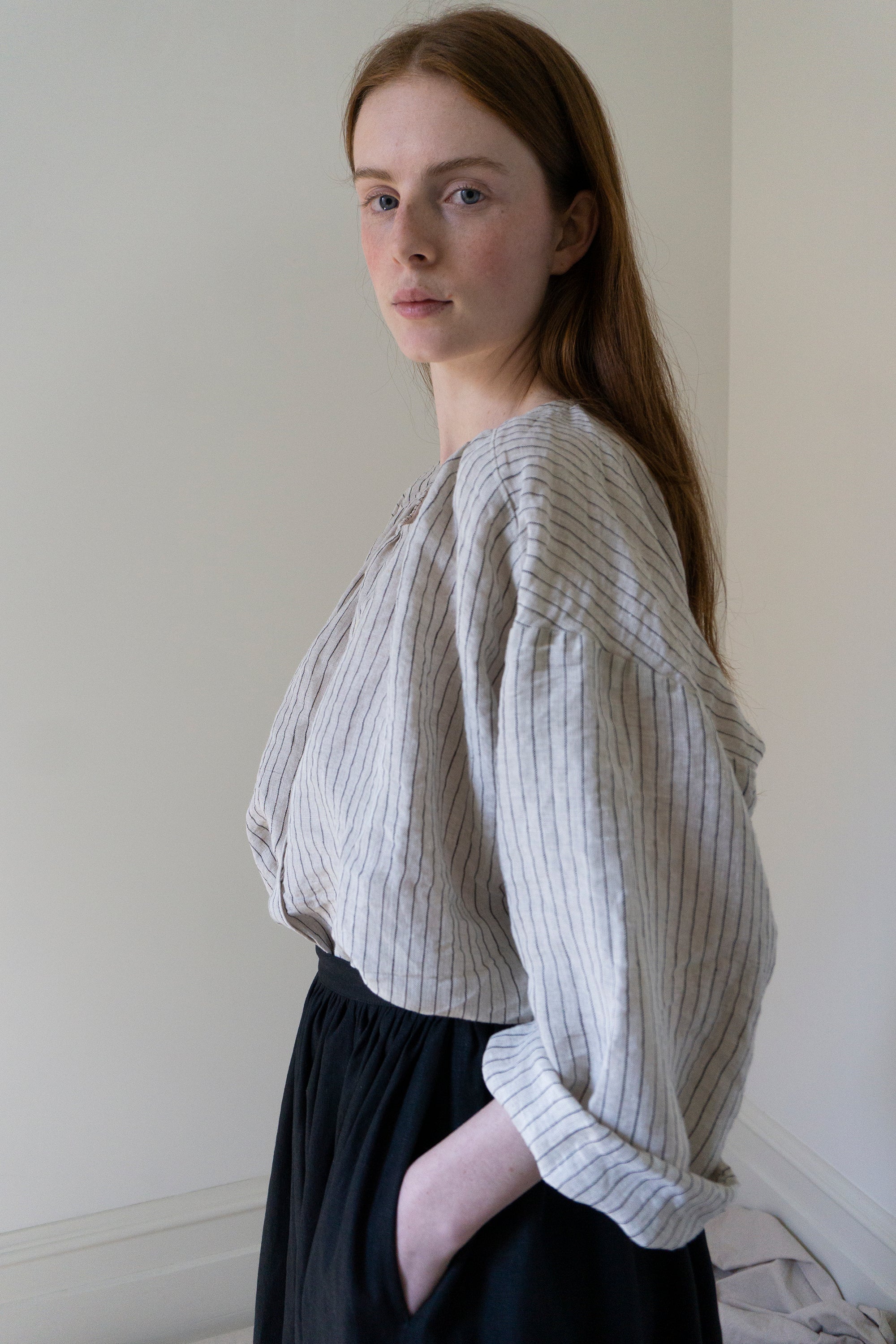 Sycamore Linen Shirt- Stripe