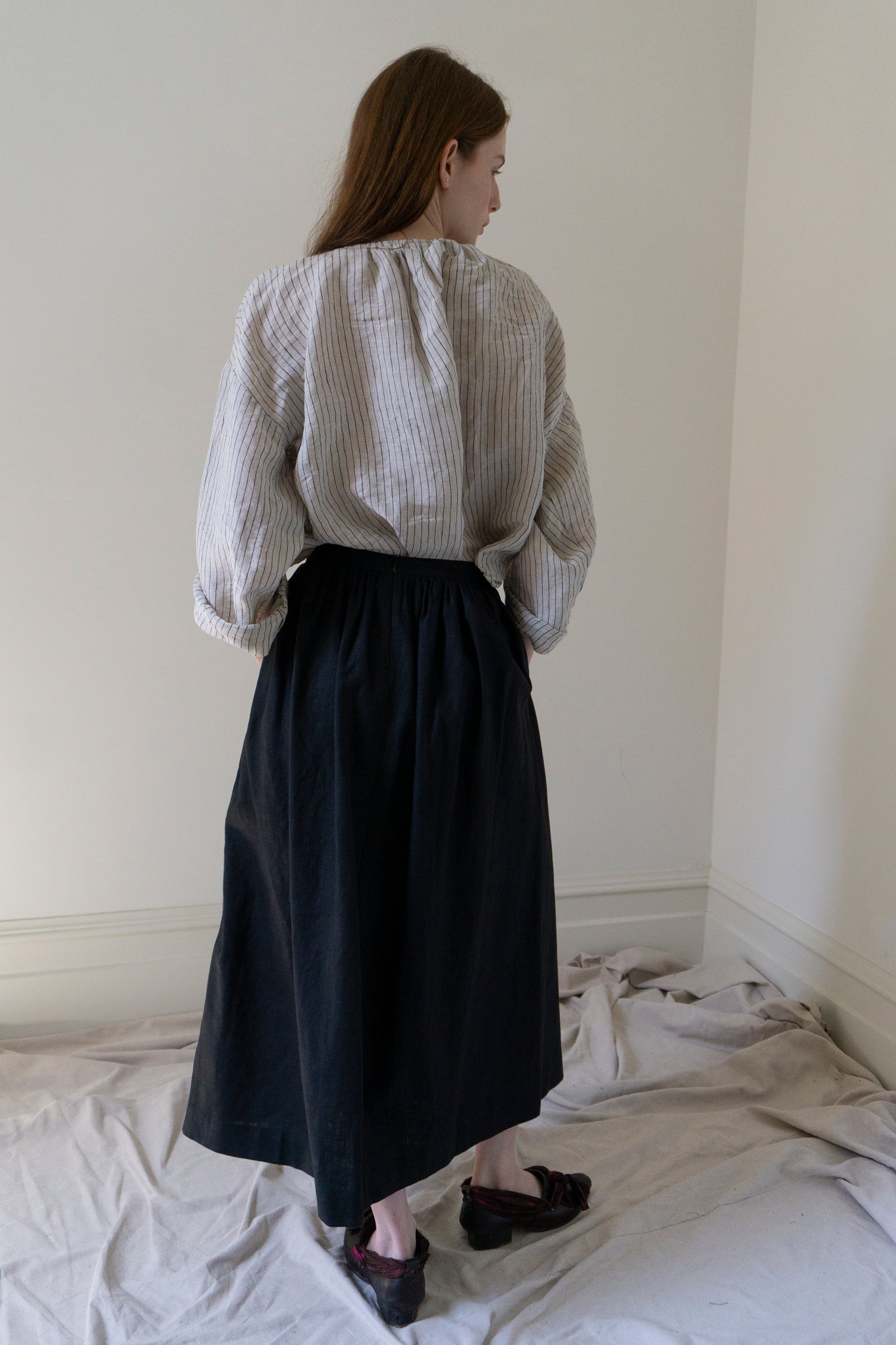 Sycamore Linen Shirt- Stripe