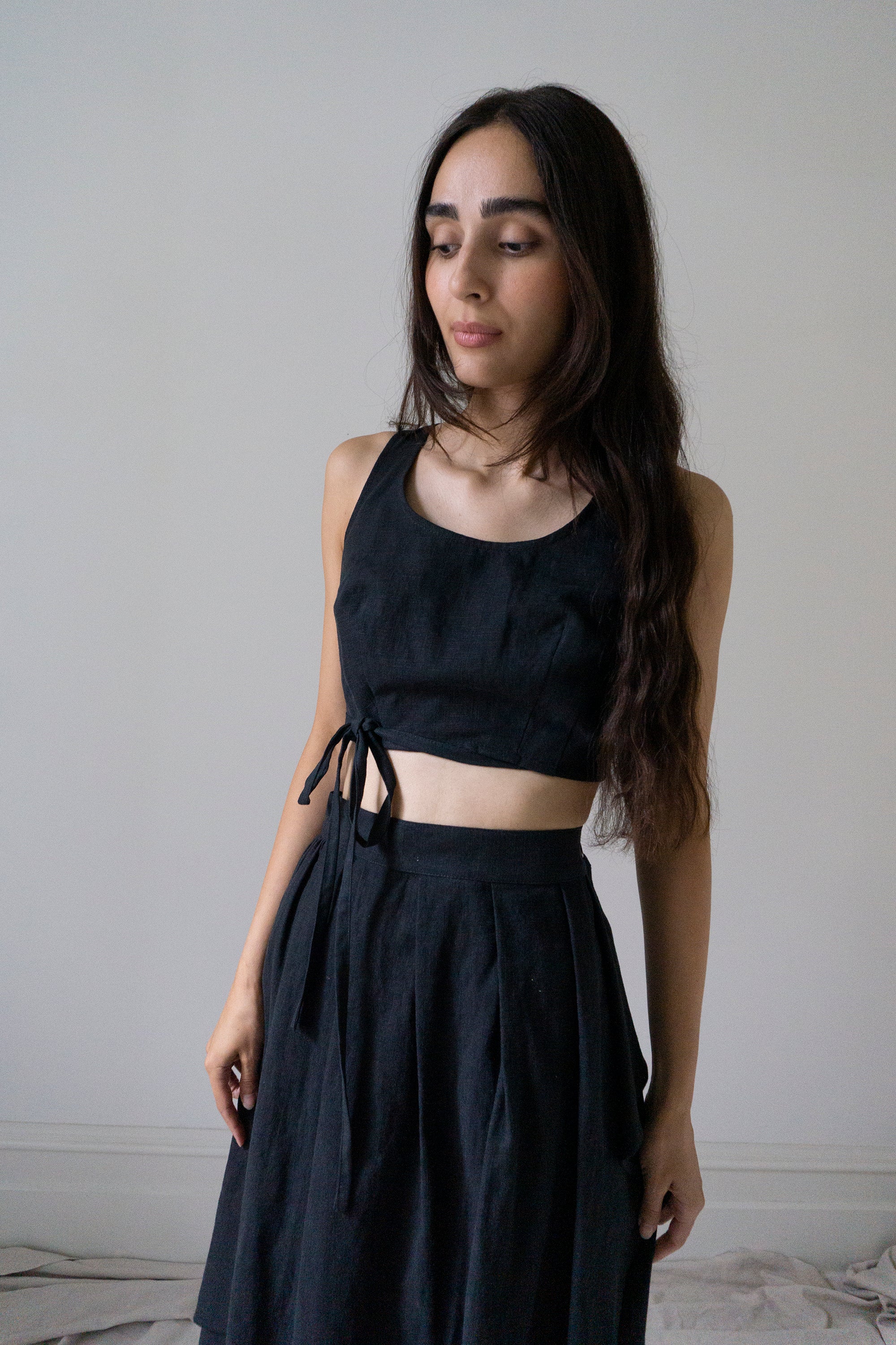 Violet Top - Black