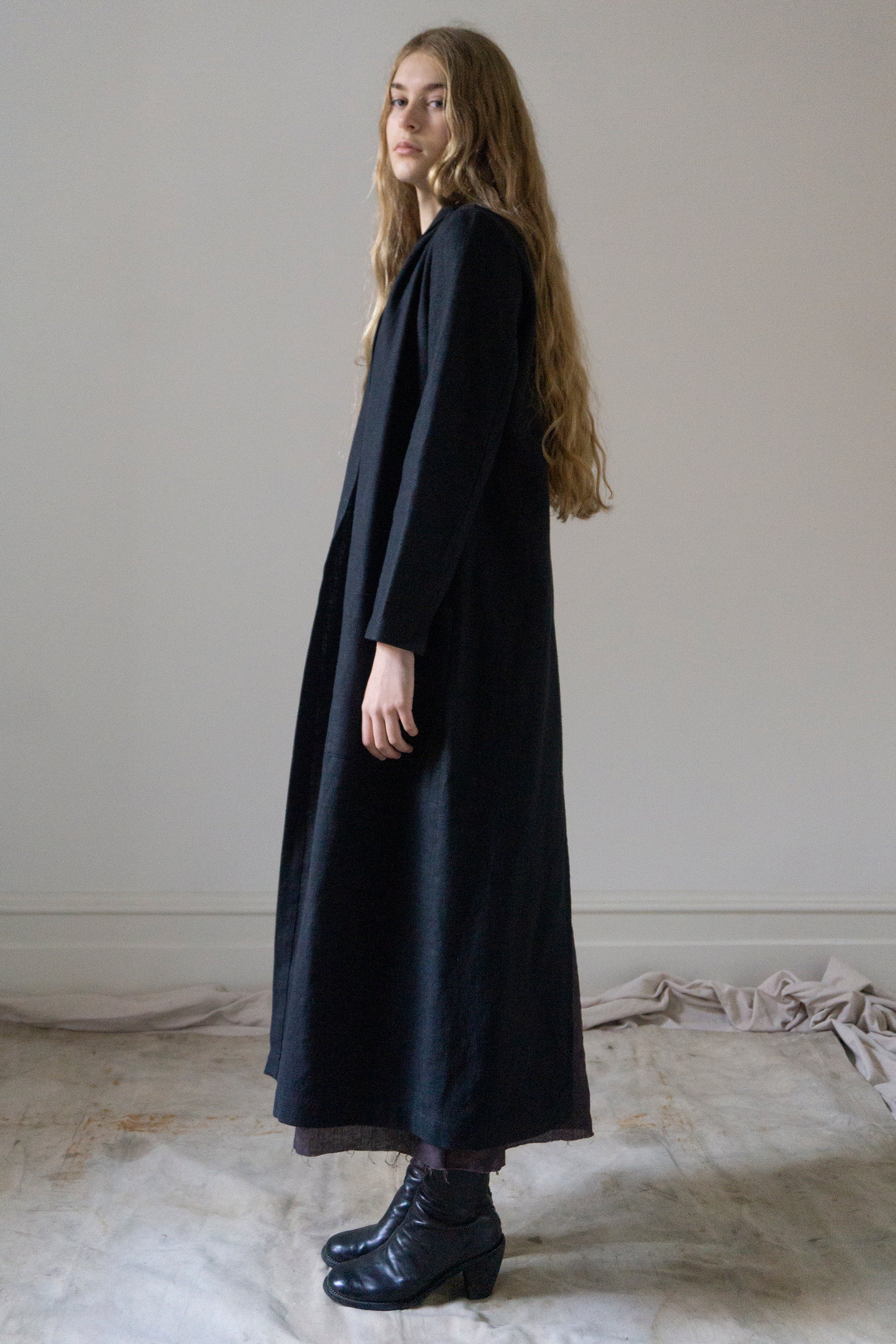 Wren Linen Jacket - Black