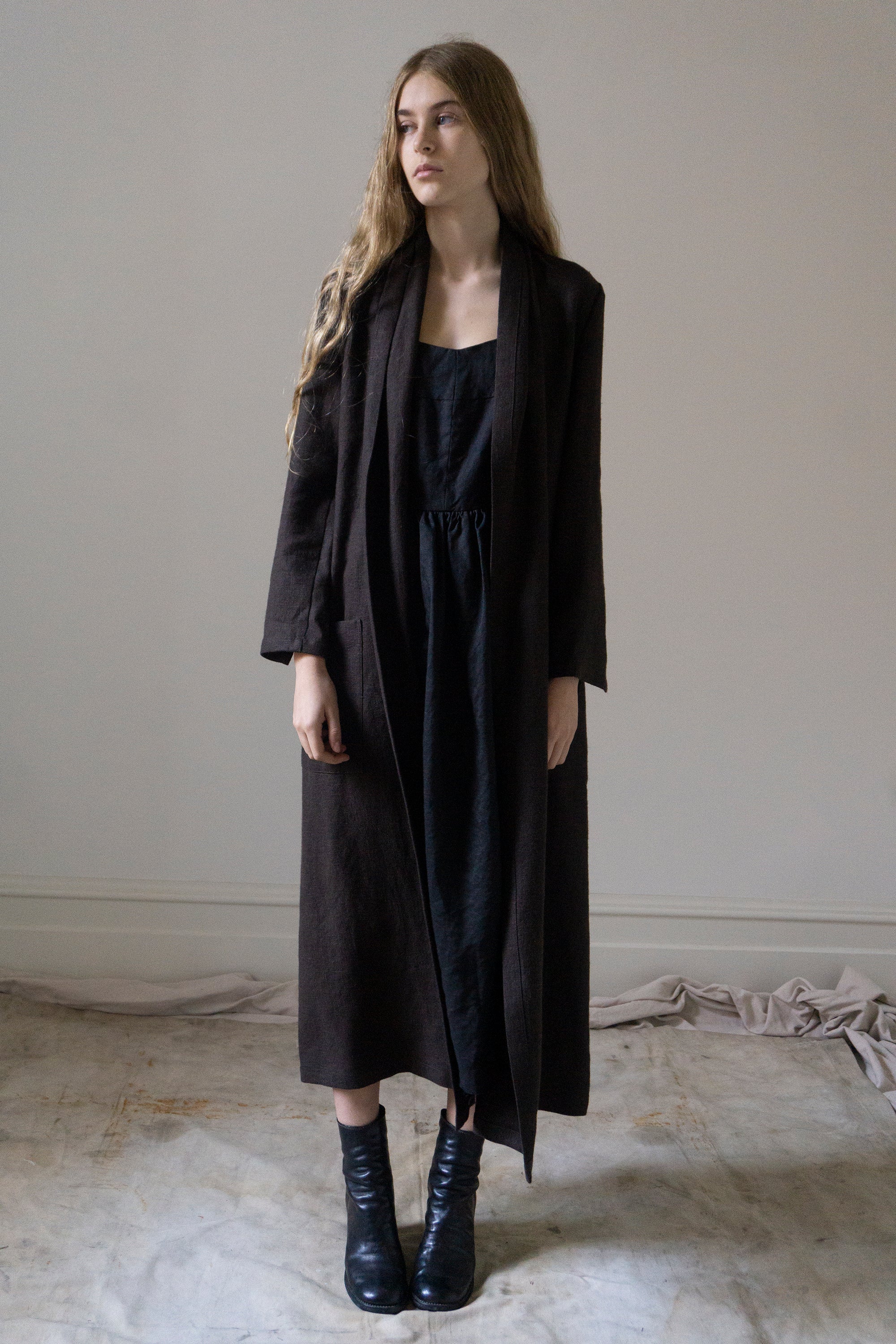 Wren Linen Jacket - Clove