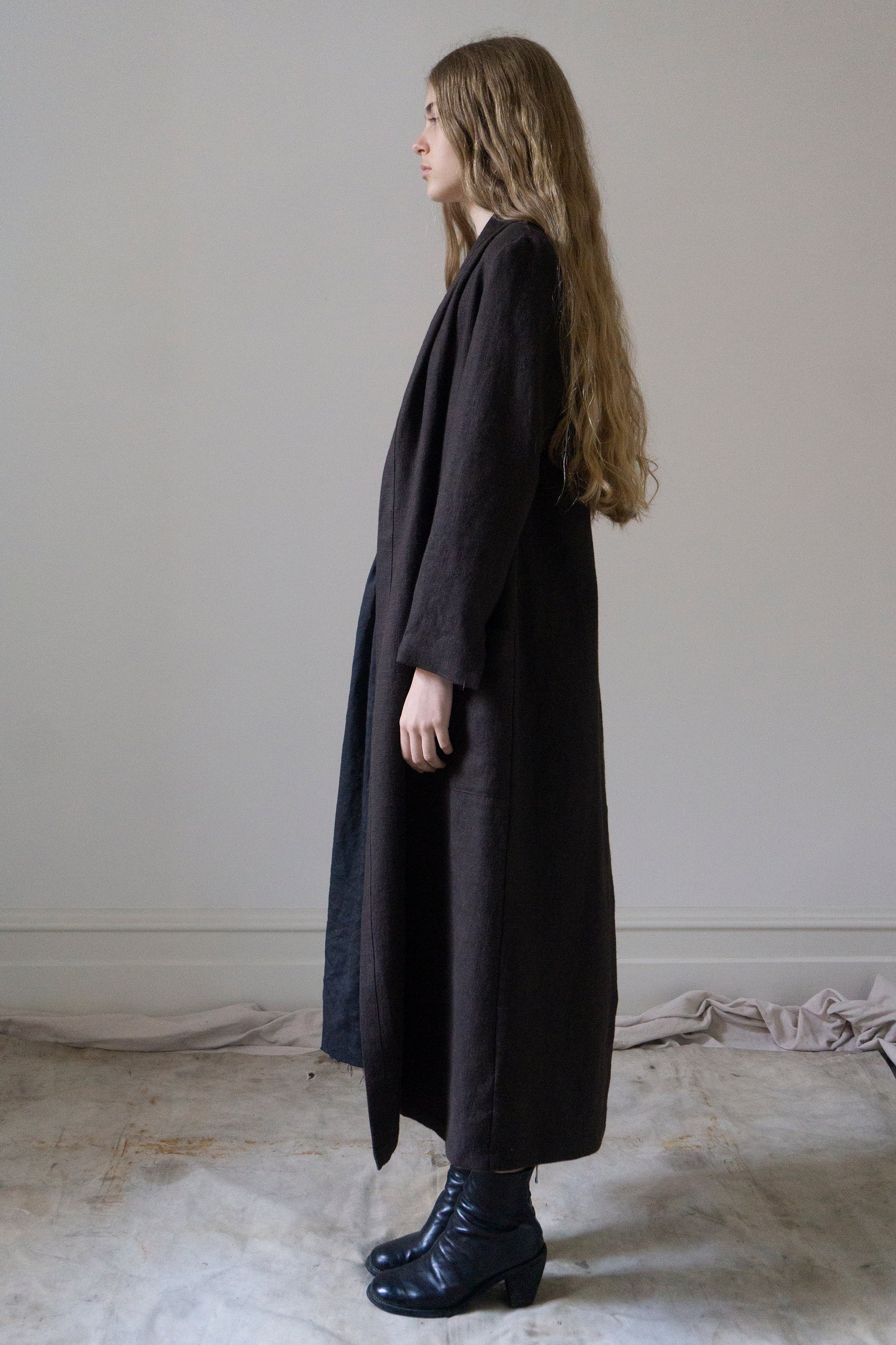 Wren Linen Jacket - Clove