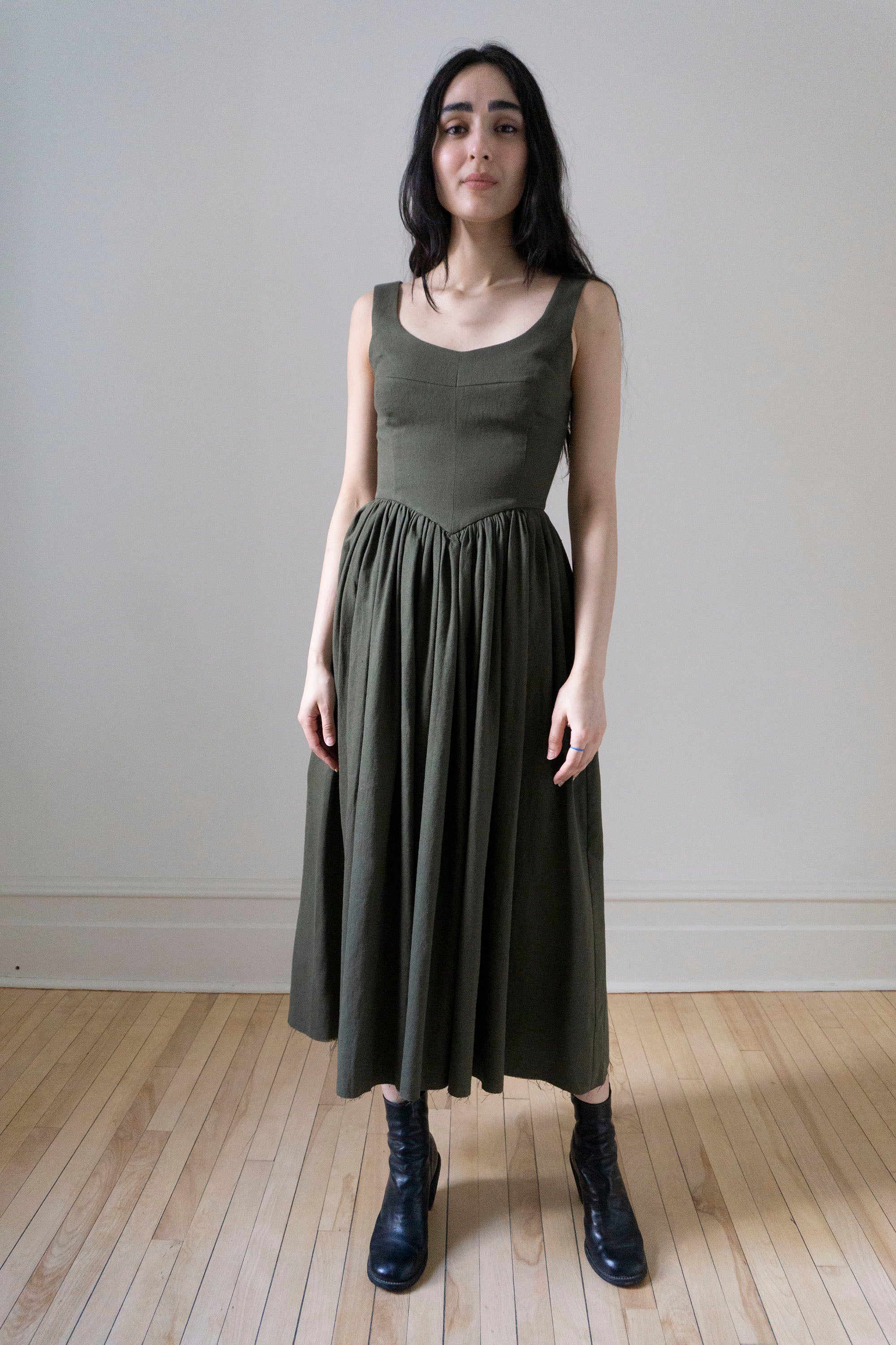 Hemlock Dress - Olive