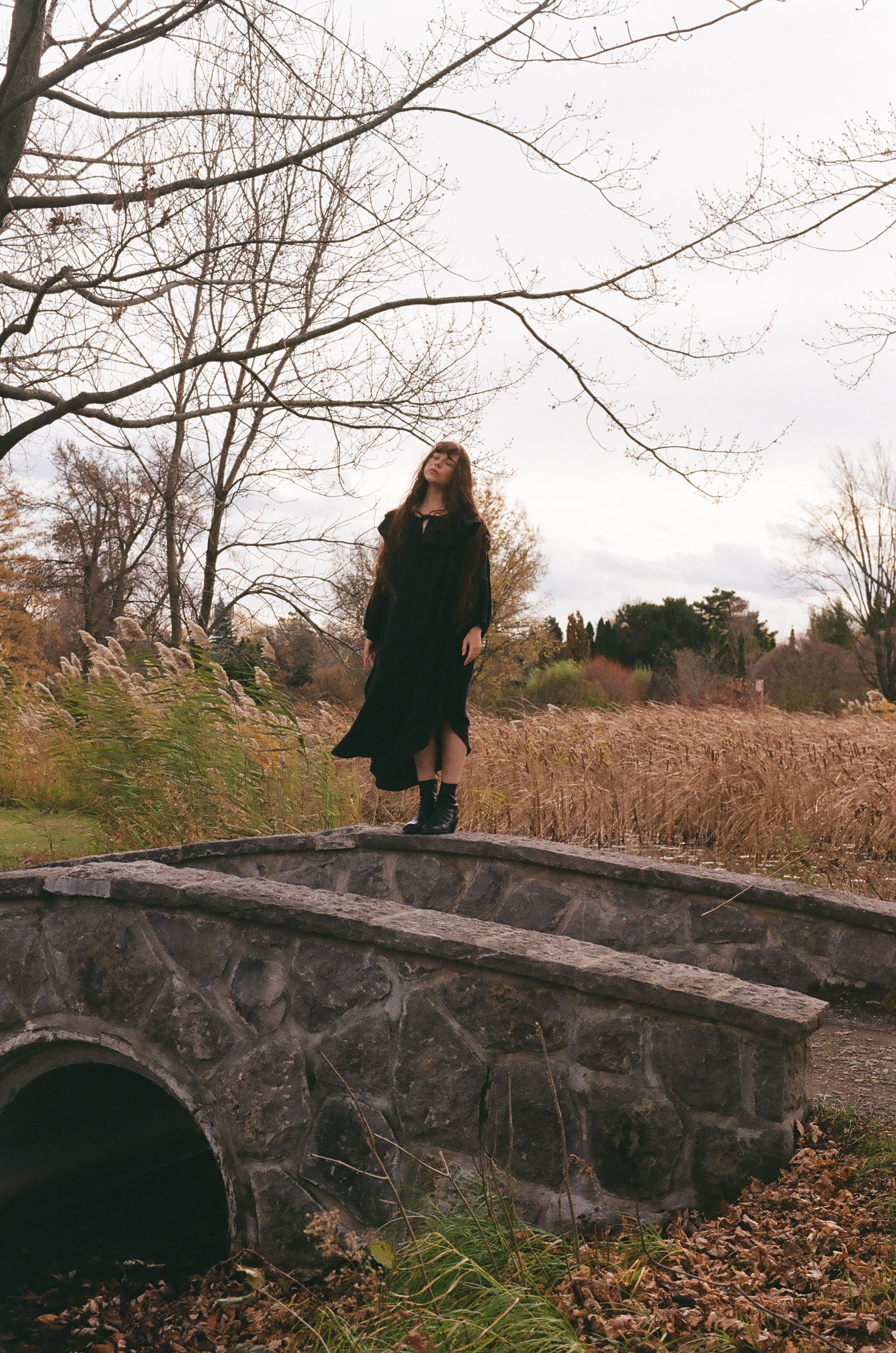 Rosario Linen Dress - Black