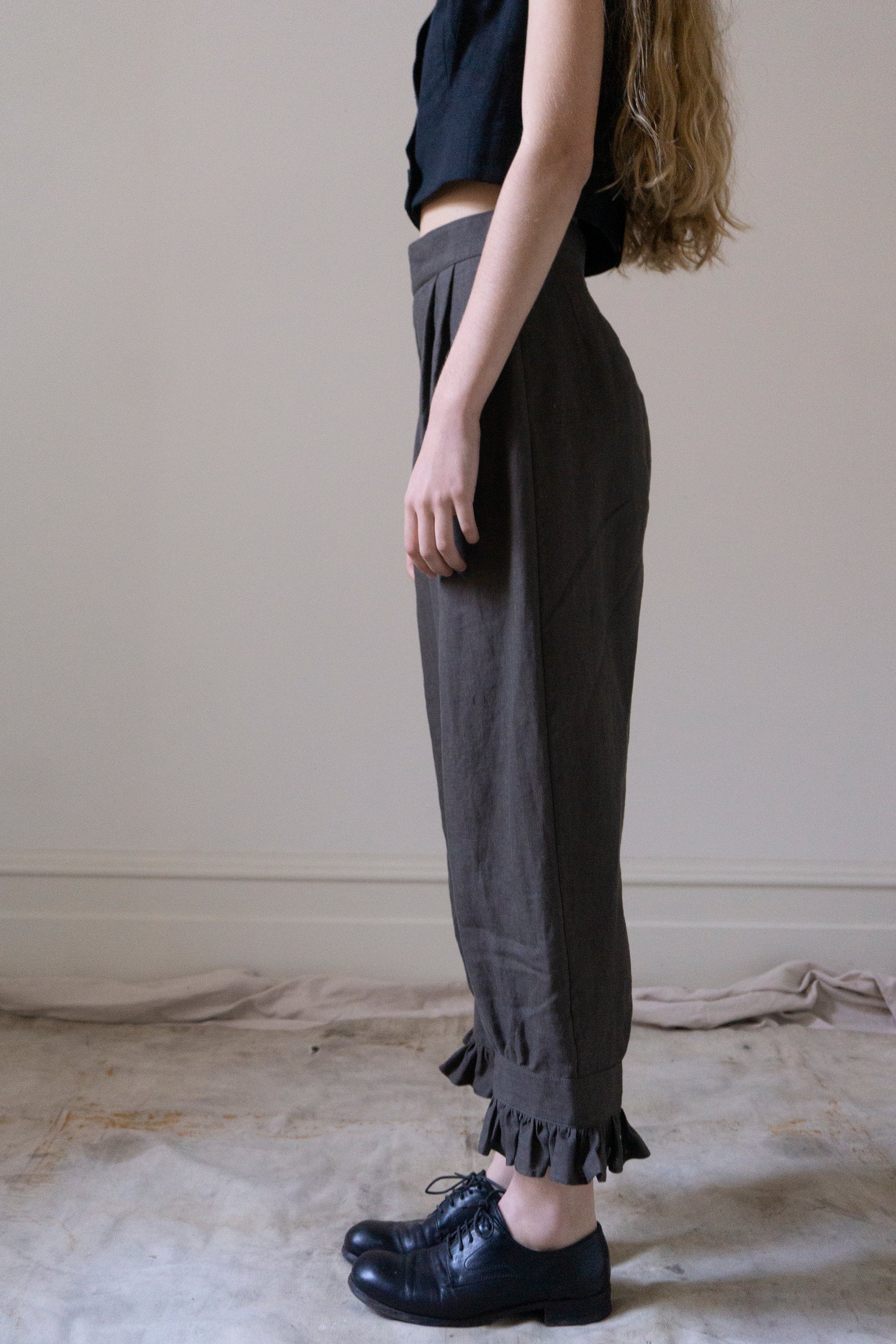 Ceres Linen Bloomers - Brown