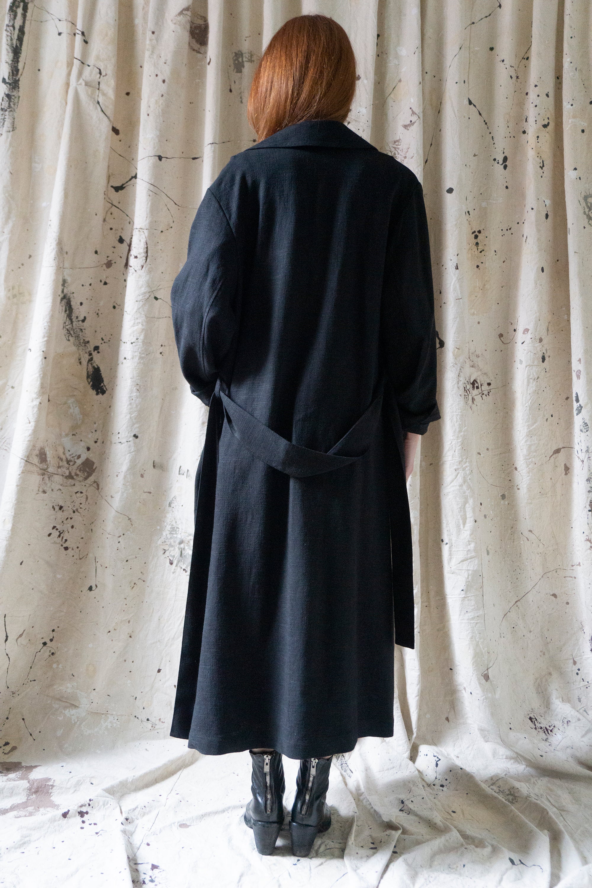 Alder Linen Jacket - Black