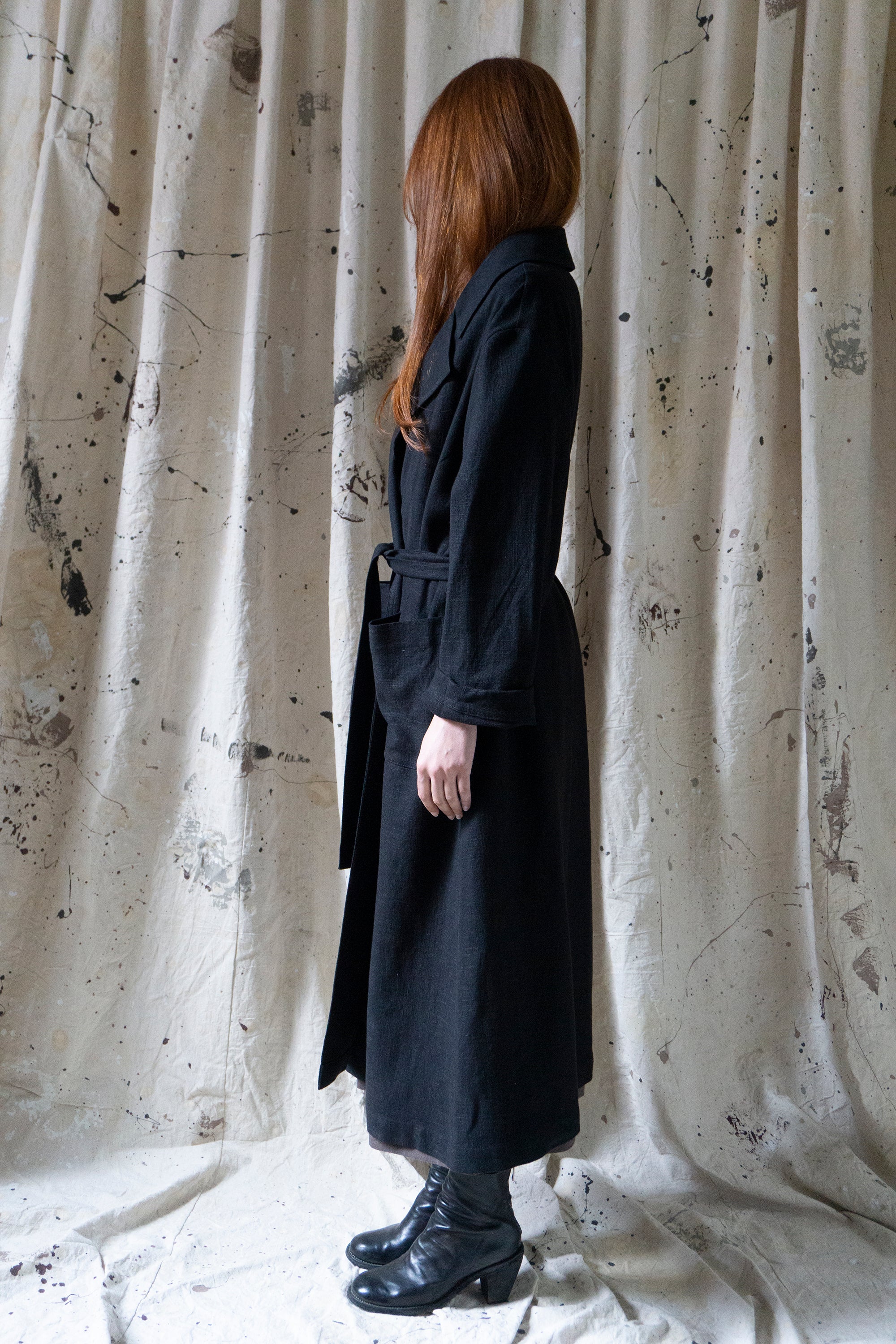 Alder Linen Jacket - Black